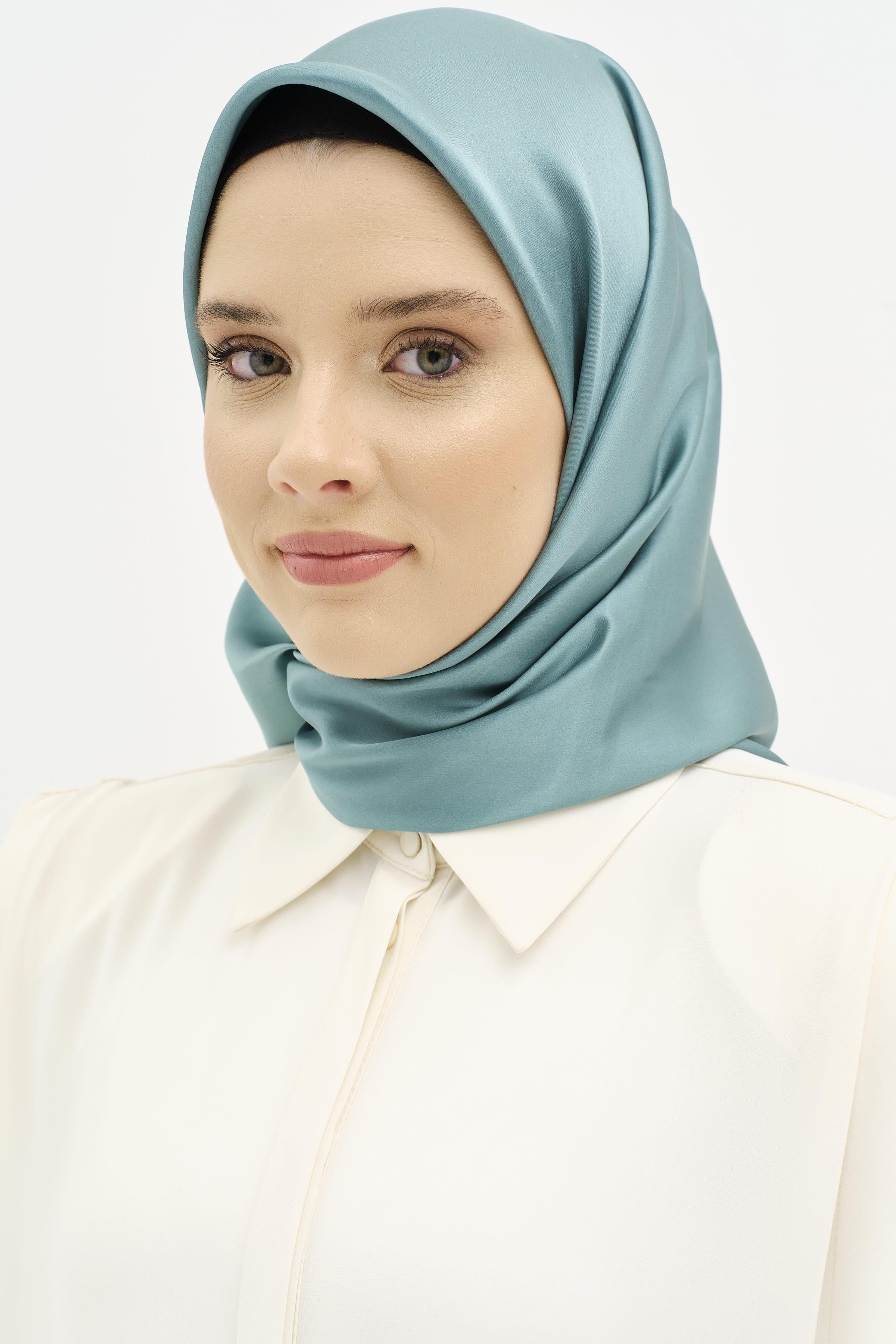 Düz Desen Sura İpek Eşarp - Lavanta TUGBA