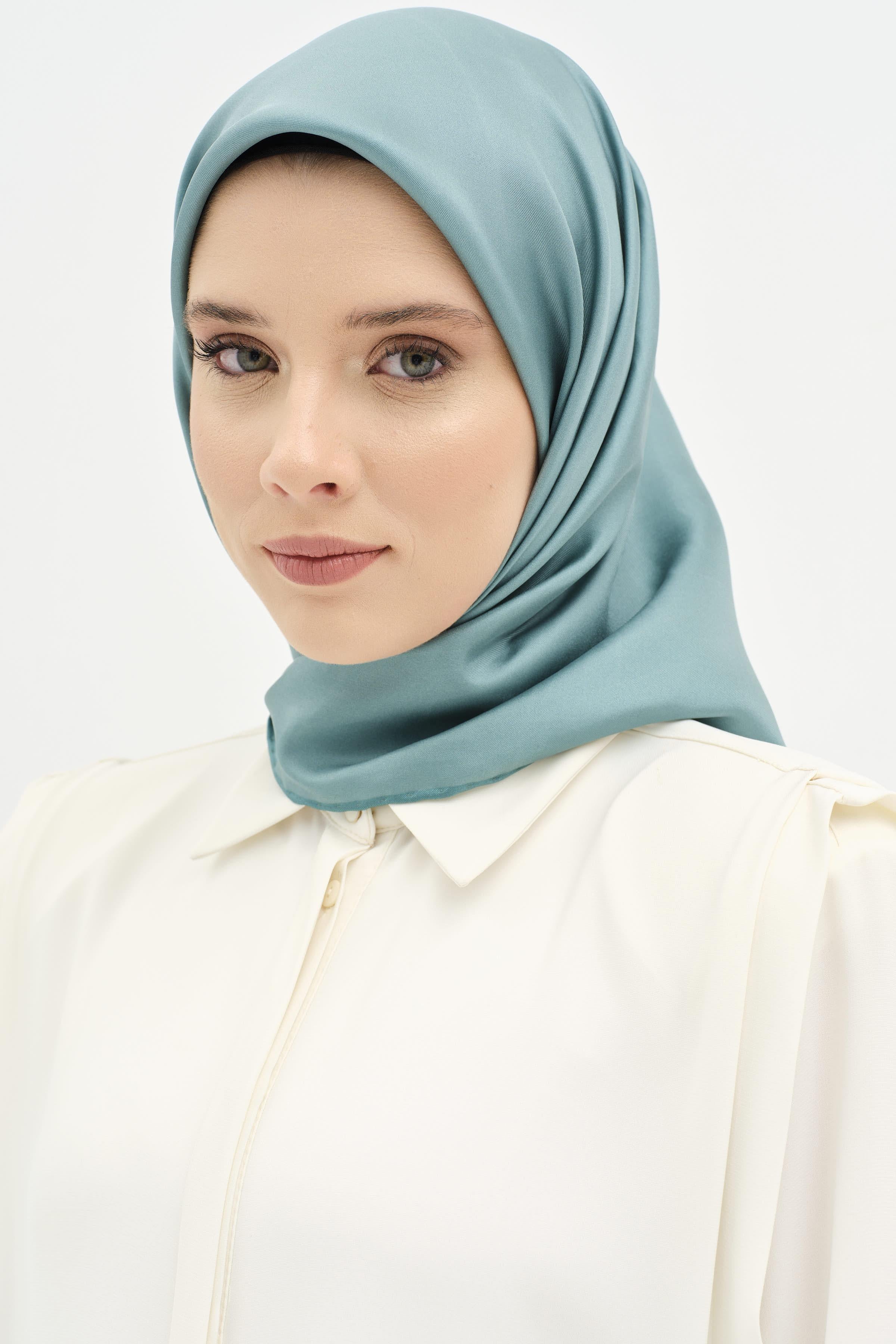 Düz Twill İpek Eşarp - Lavanta TUGBA