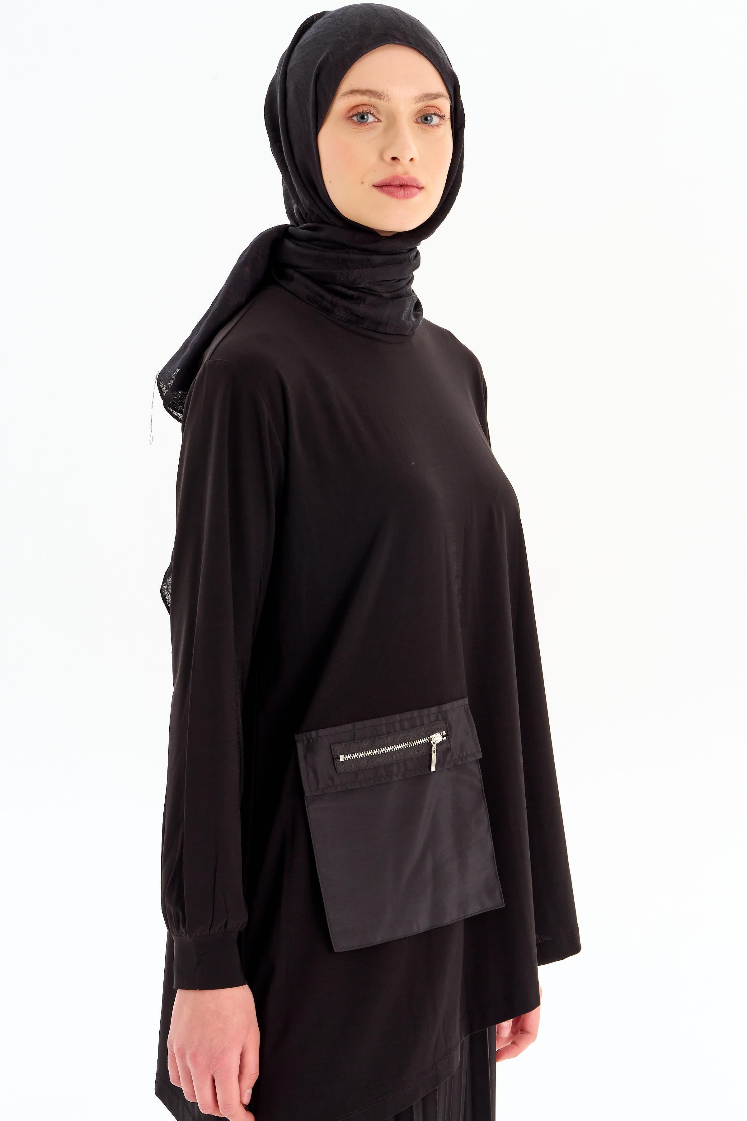 Etek Bluz Takım - Siyah TUGBA