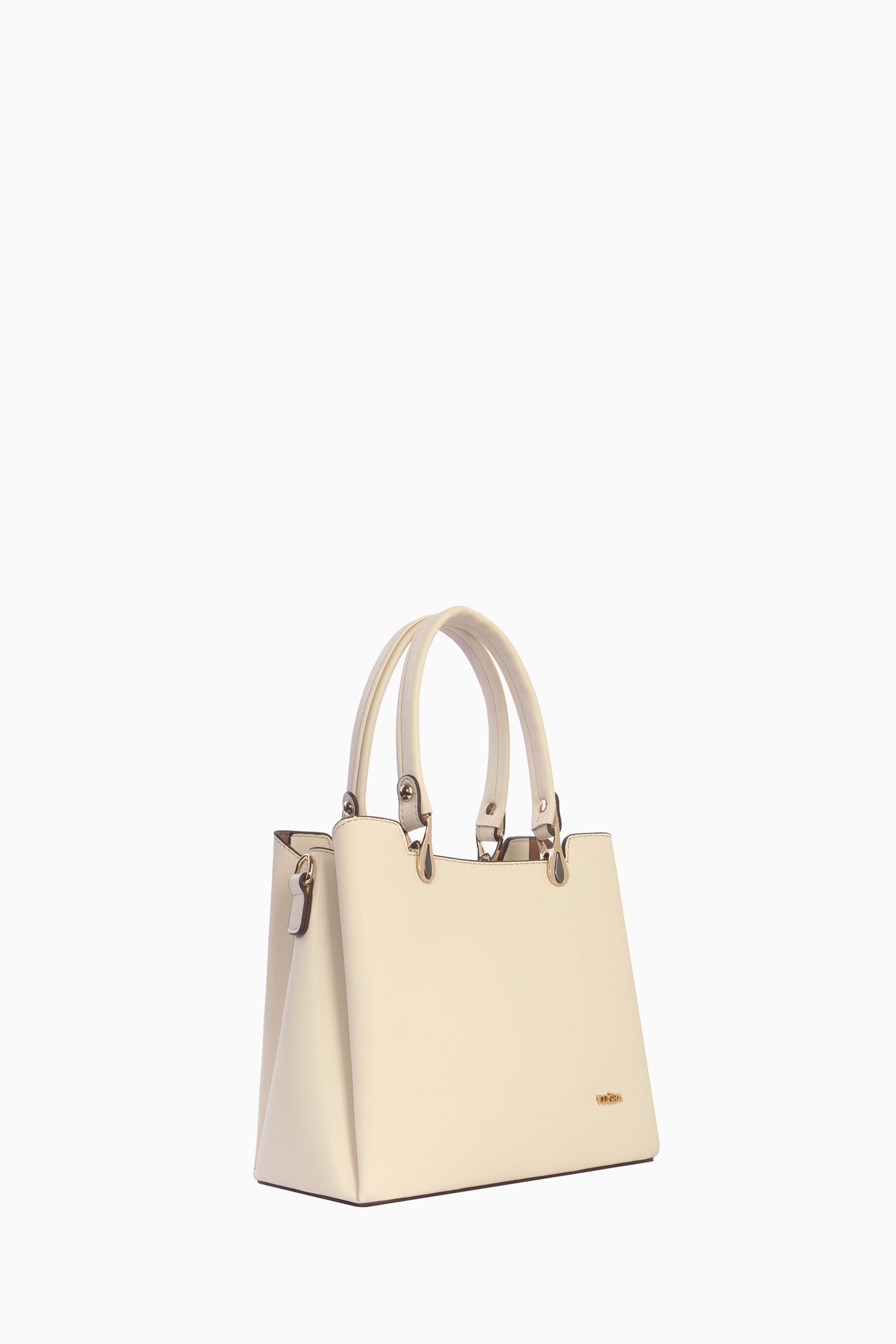 Fermuarlı Kol Çantası - Krem TUGBA