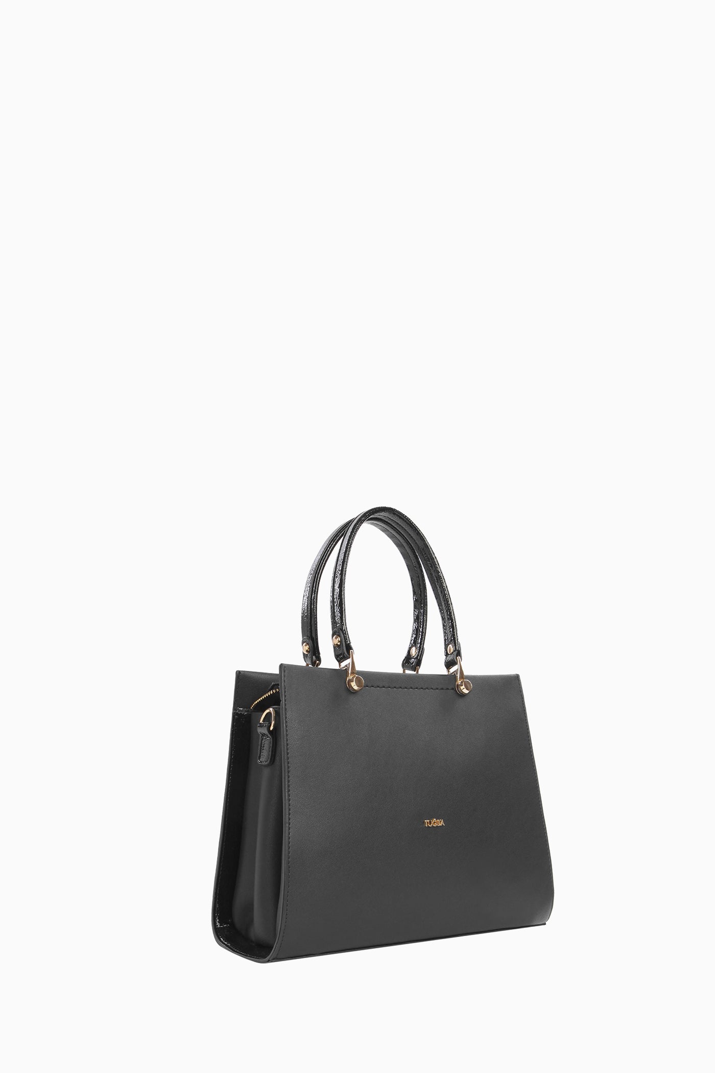 Fermuarlı Kol Çantası - Siyah TUGBA