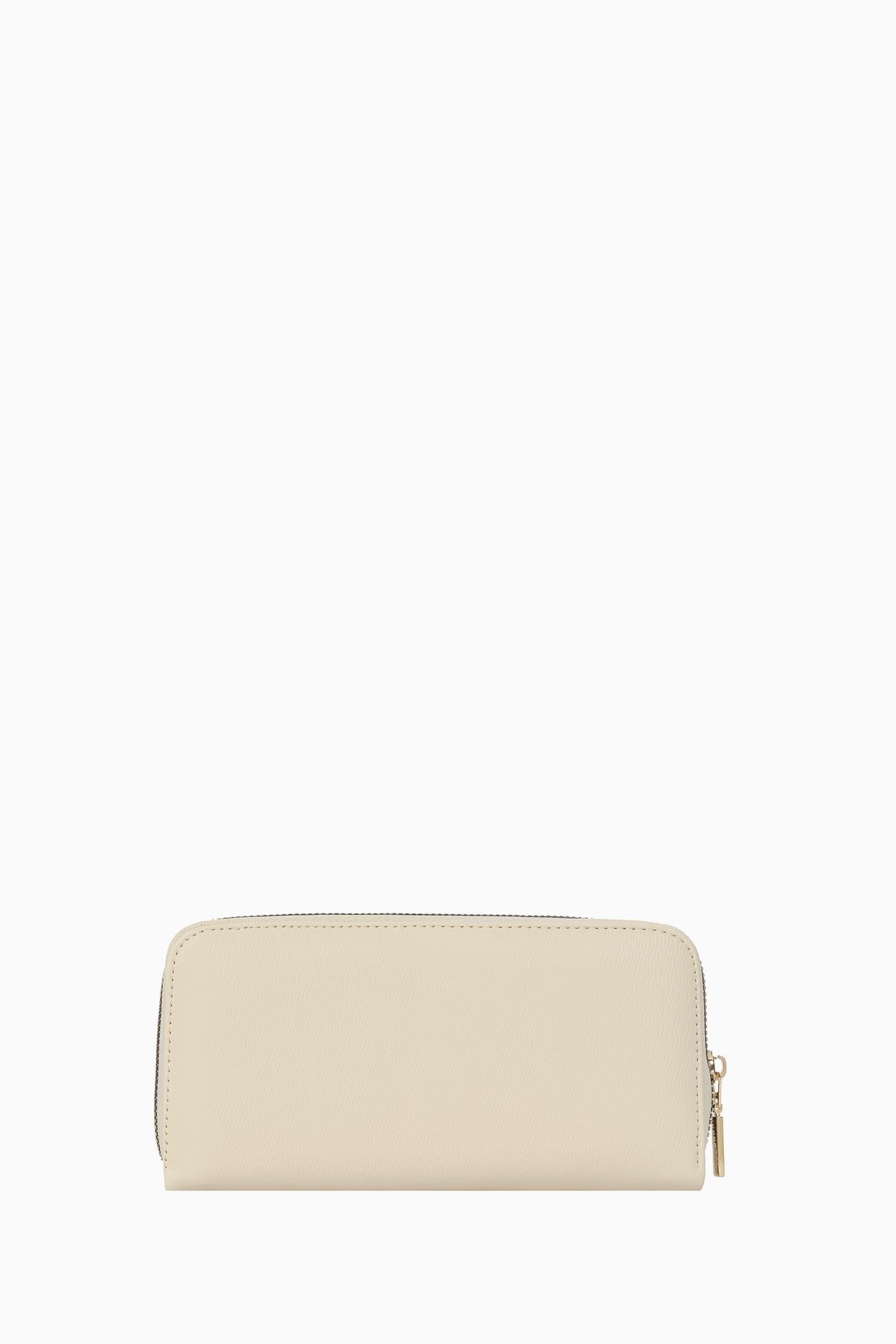 Fermuarlı Uzun Cüzdan - Bej TUGBA