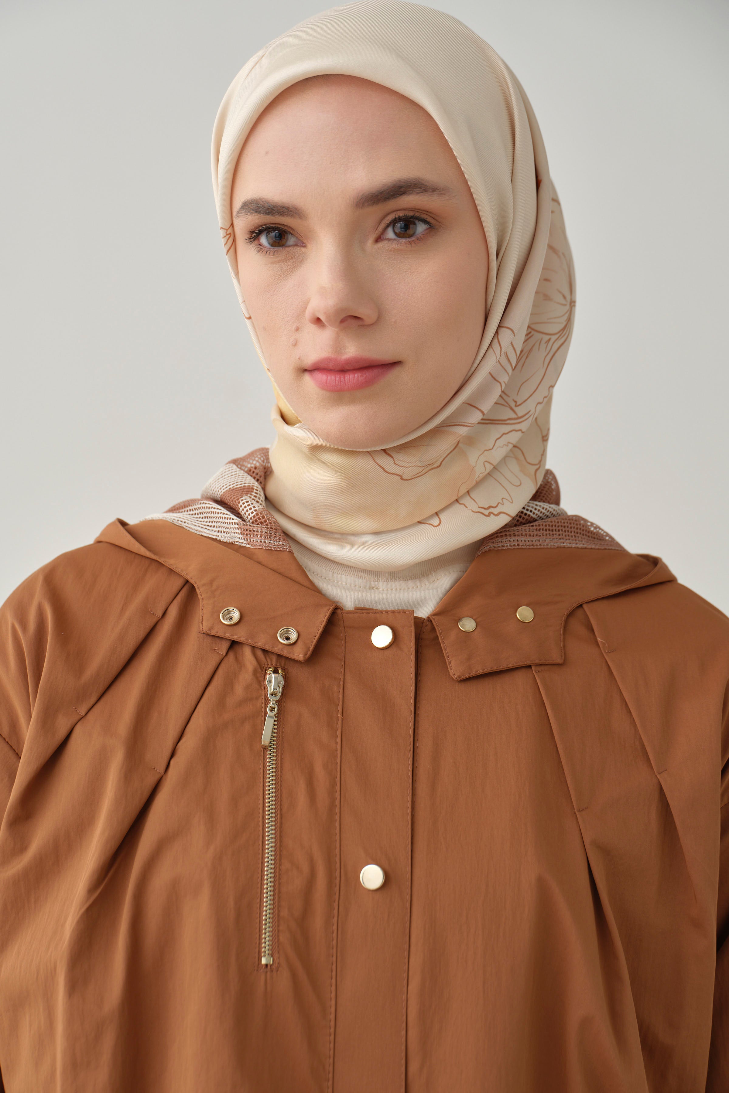 File Kombinli Yağmurluk - Taba TUGBA