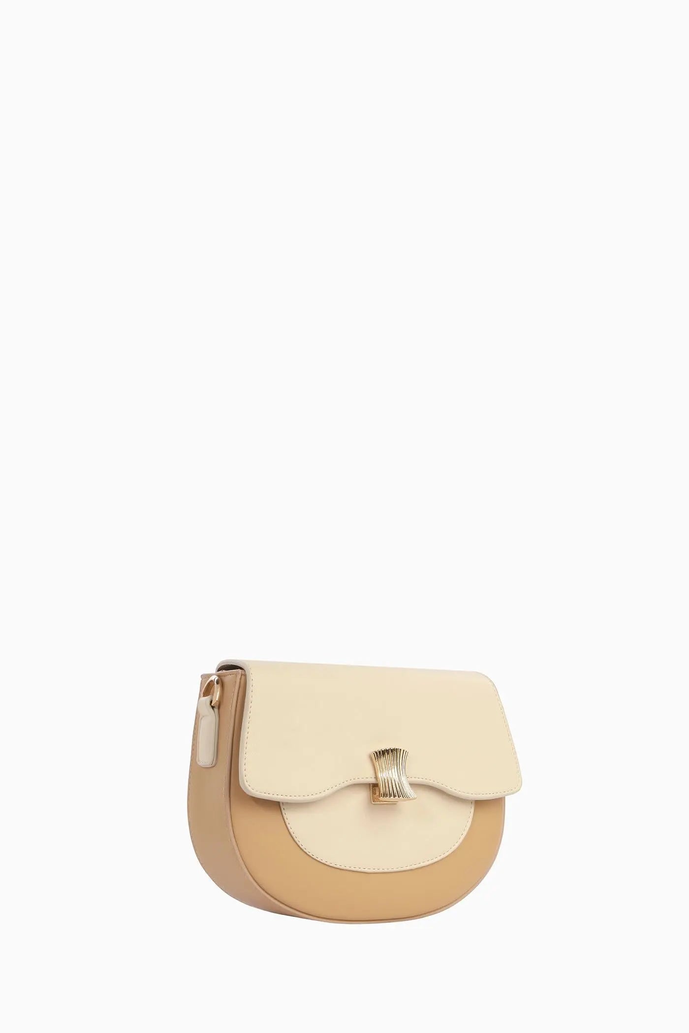 Flap Çanta - Bej - Camel TUGBA