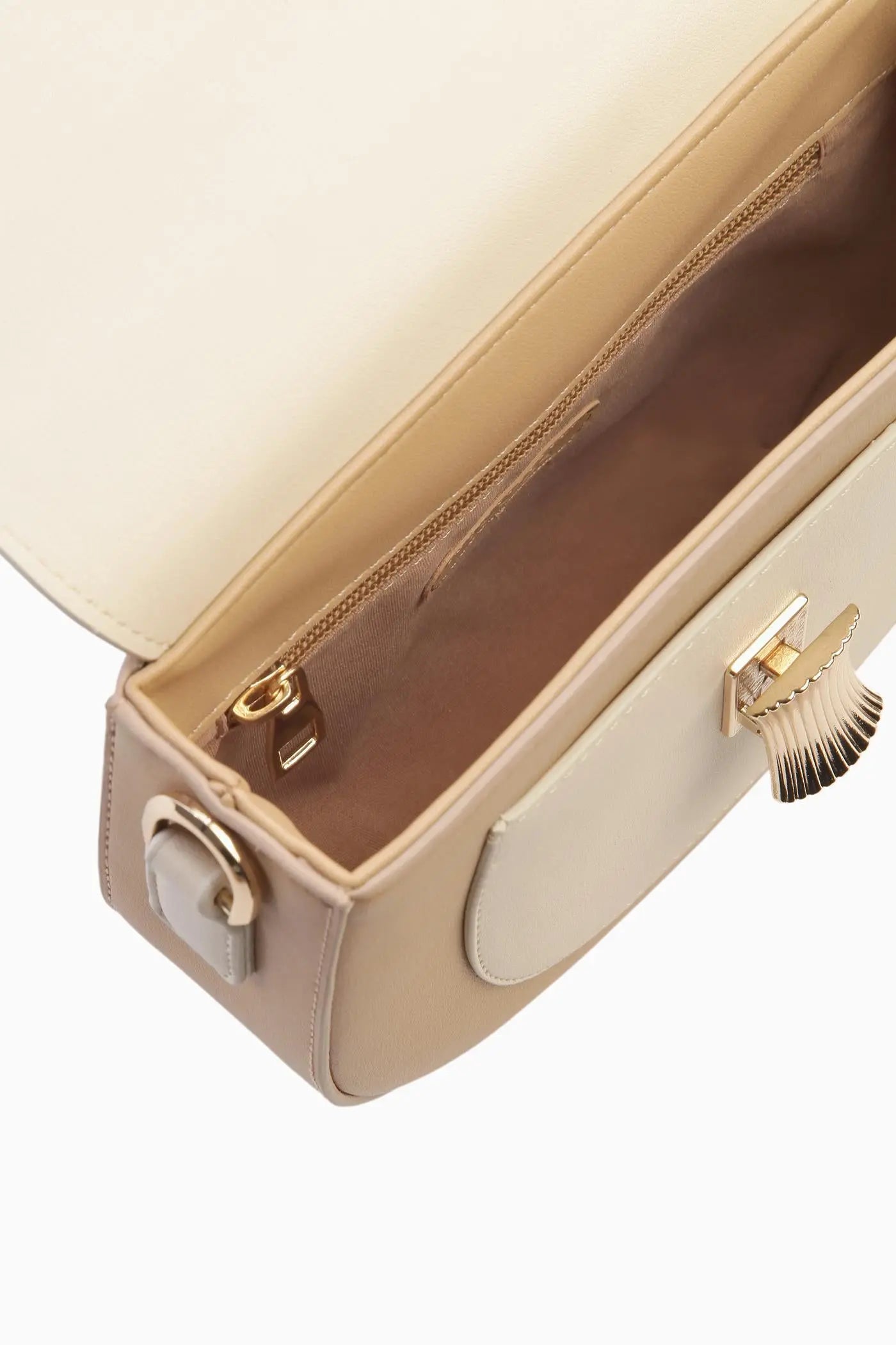 Flap Çanta - Bej - Camel TUGBA