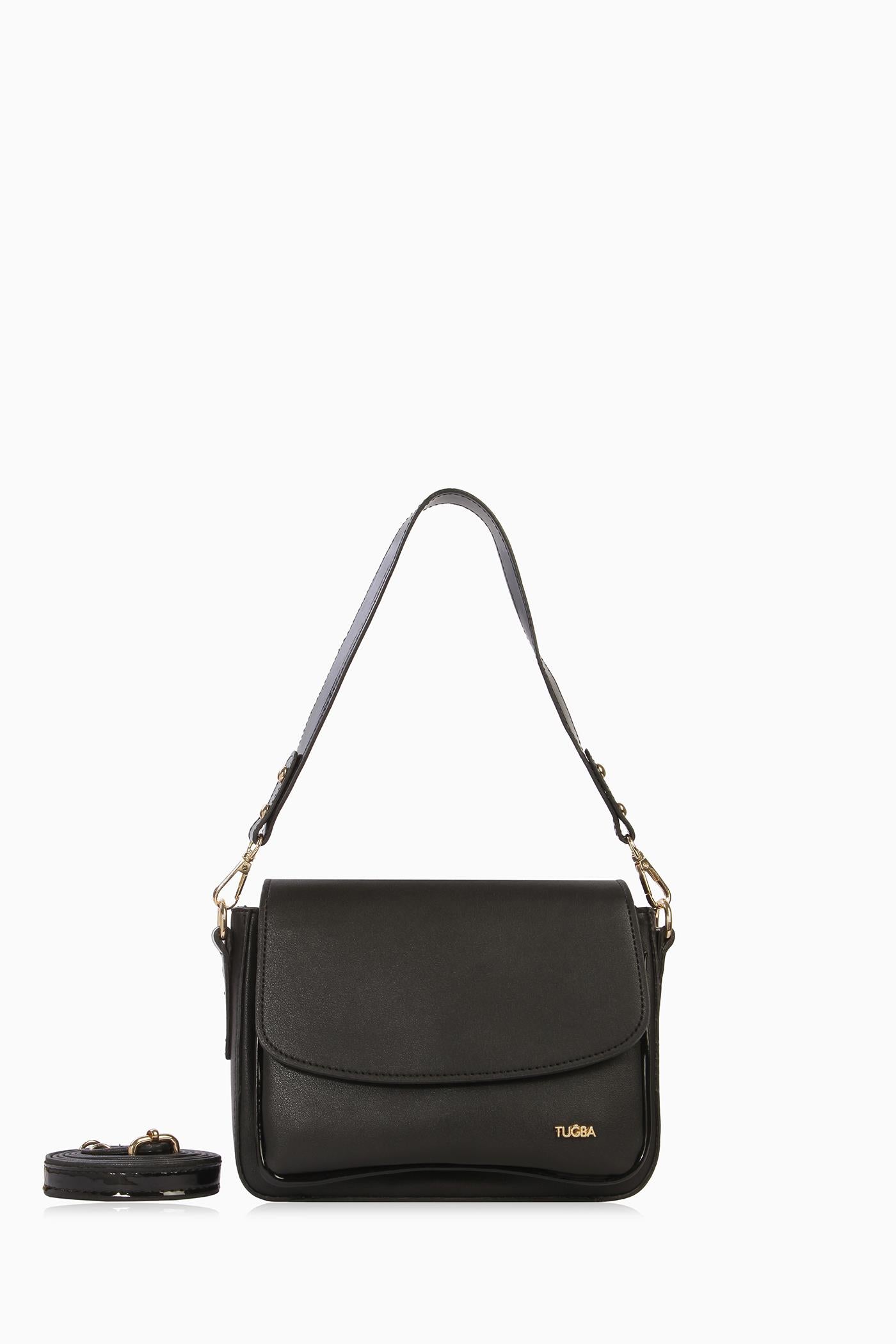 Flap Çanta - Siyah TUGBA