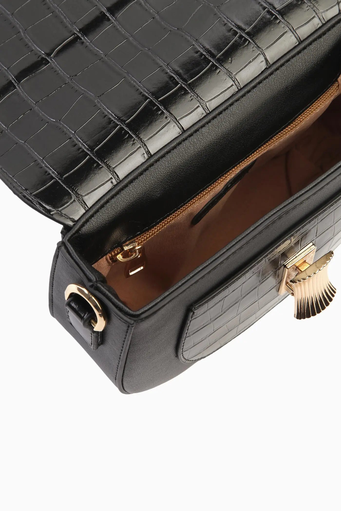 Flap Çanta - Siyah - Siyah TUGBA