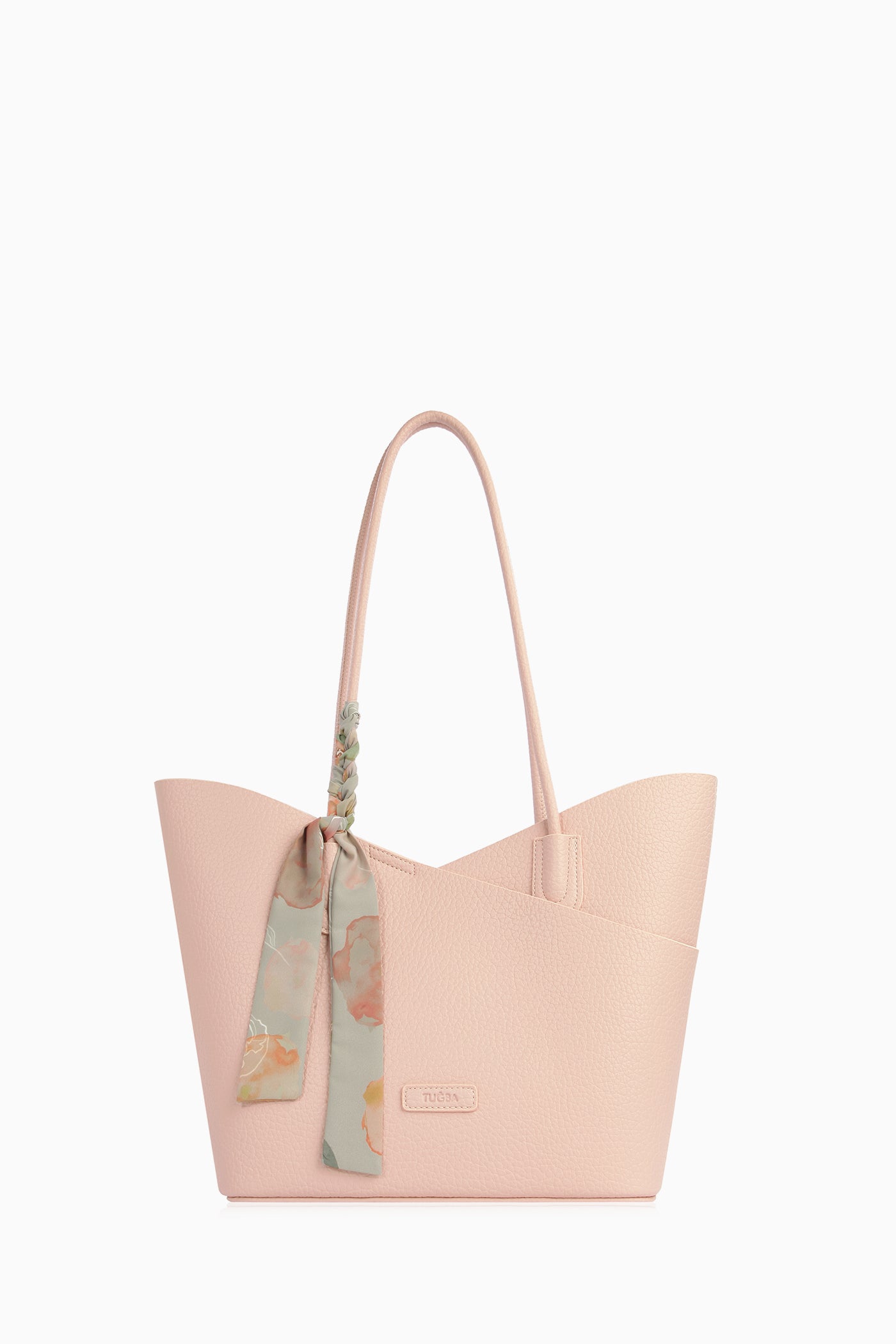 Fular Detaylı Çanta - Pembe TUGBA