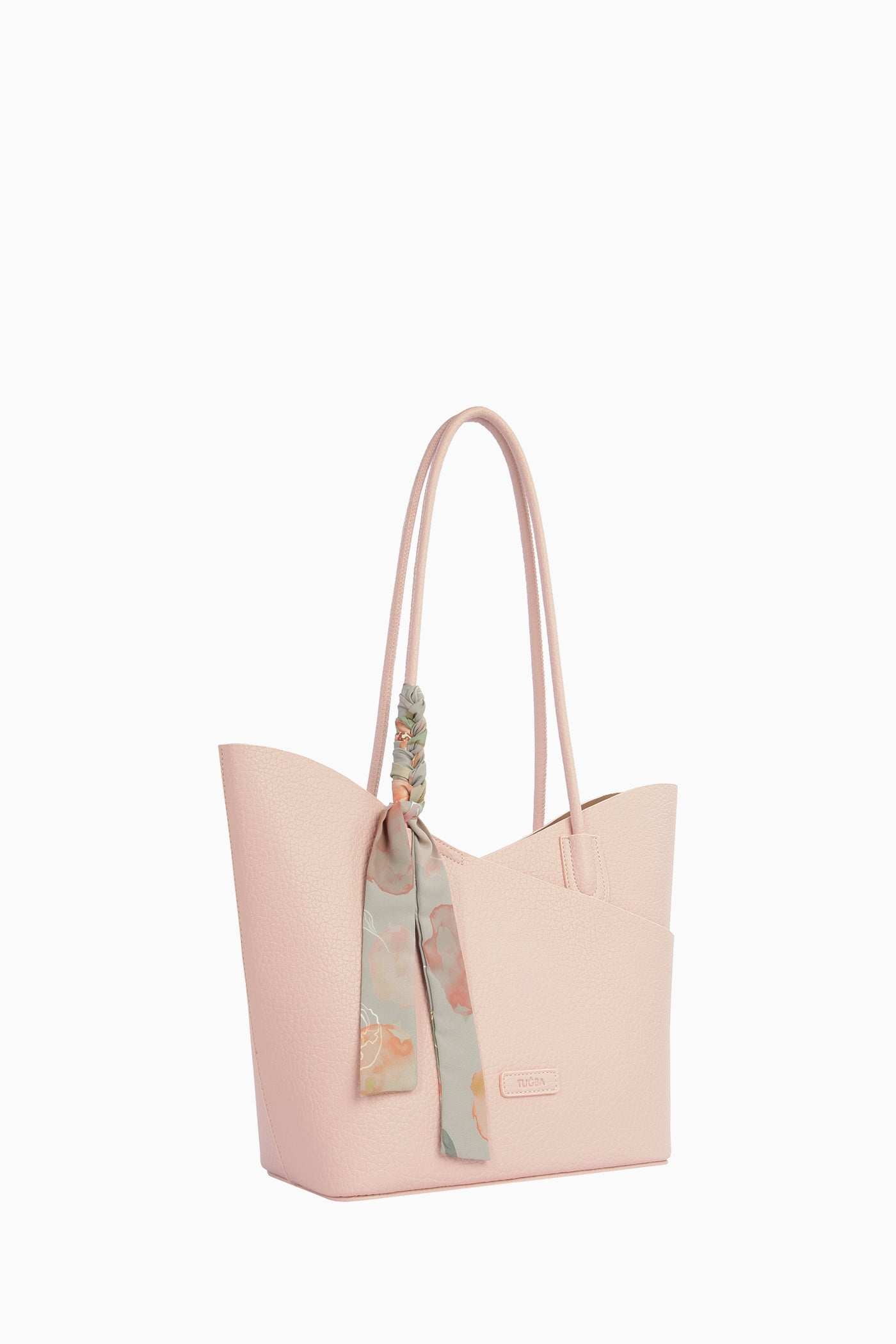 Fular Detaylı Çanta - Pembe TUGBA