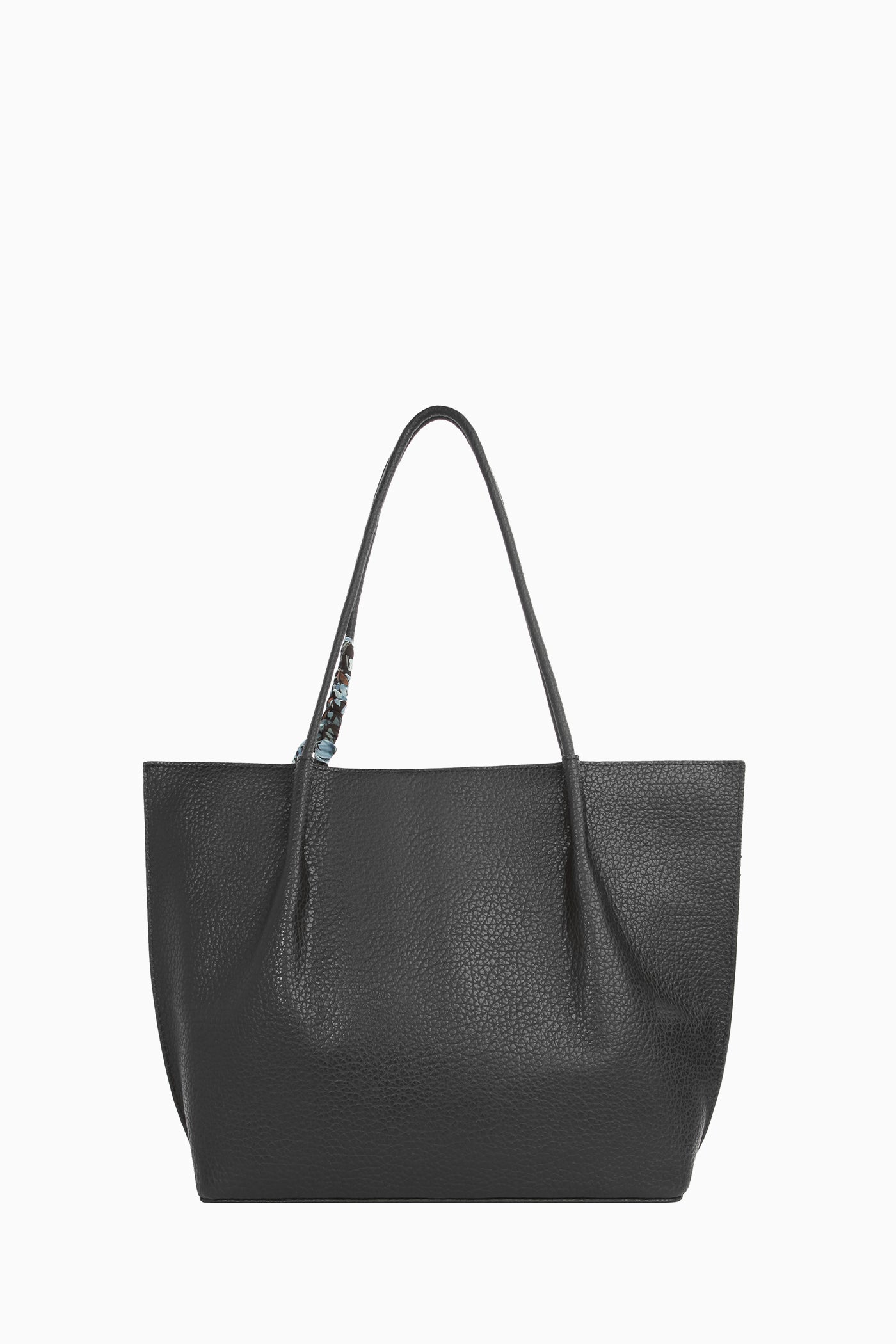 Fular Detaylı Omuz Çantası - Siyah TUGBA