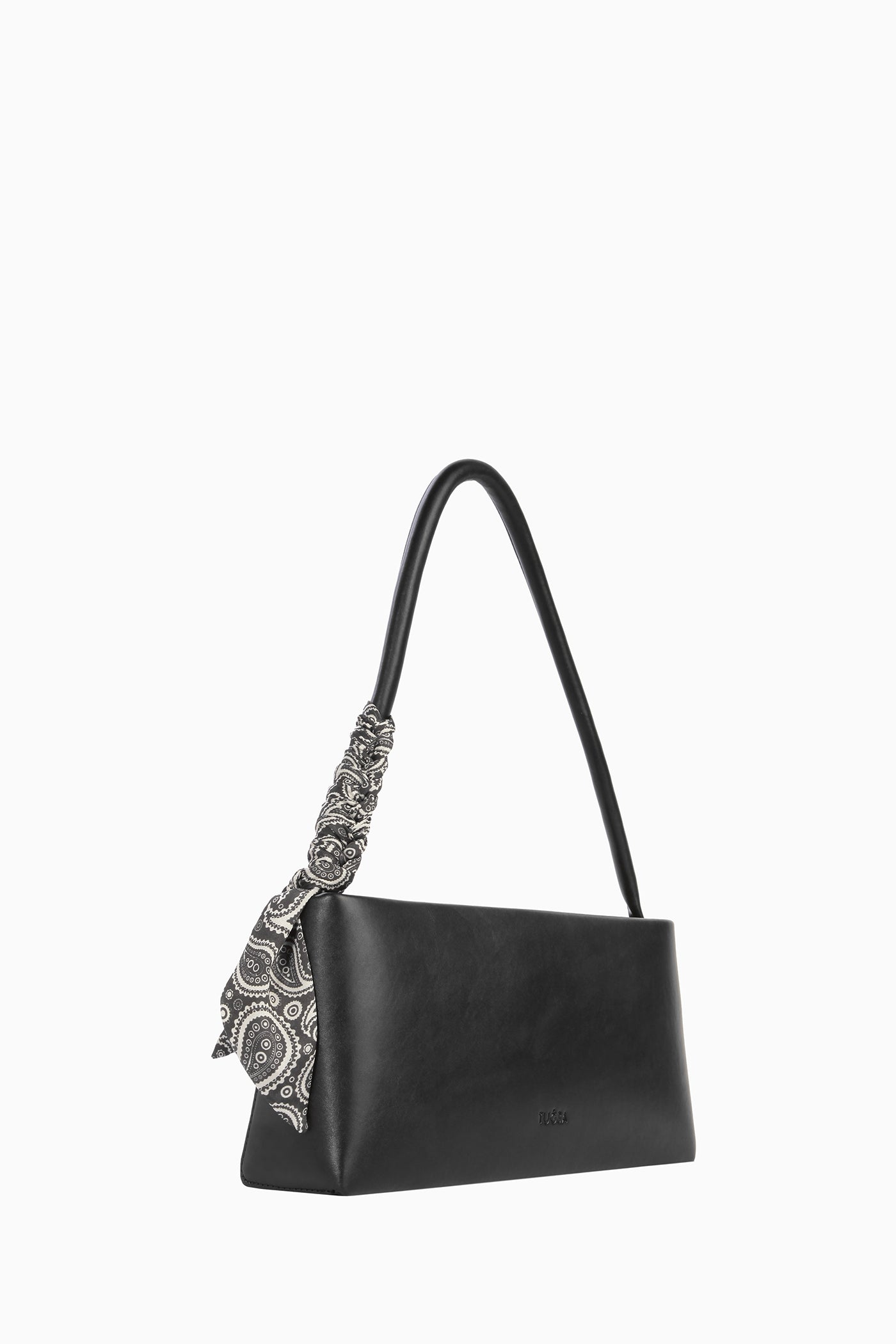 Fular Detaylı Çanta - Siyah TUGBA