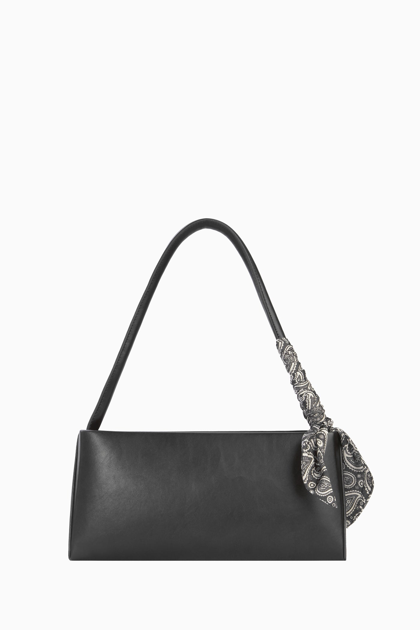 Fular Detaylı Çanta - Siyah TUGBA