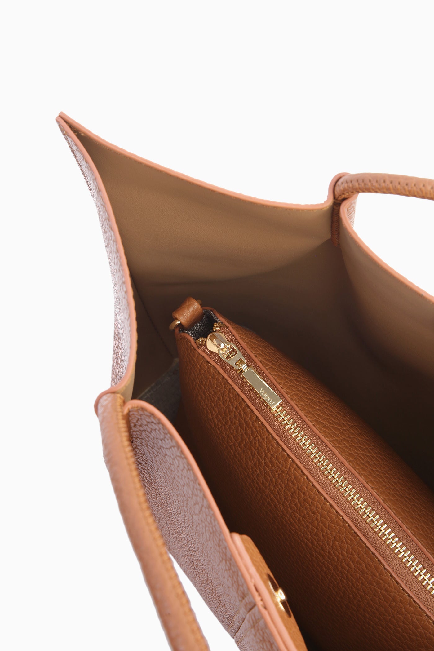 Fular Detaylı Omuz Çantası - Taba TUGBA