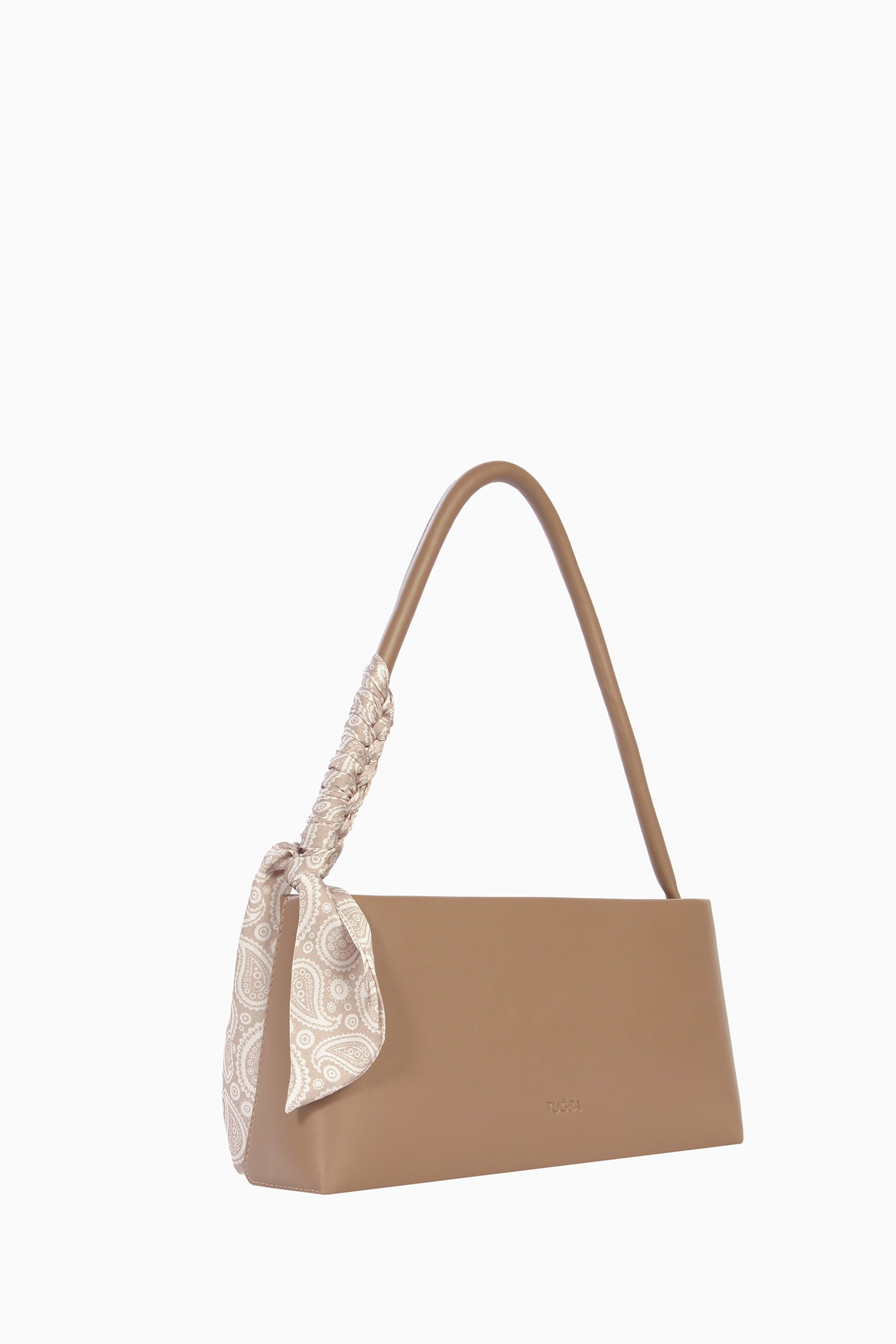 Fular Detaylı Çanta - Vizon TUGBA