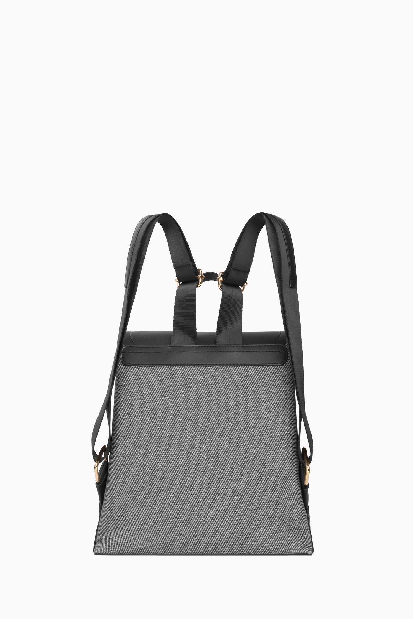 Garnili Sırt Çantası - Siyah TUGBA