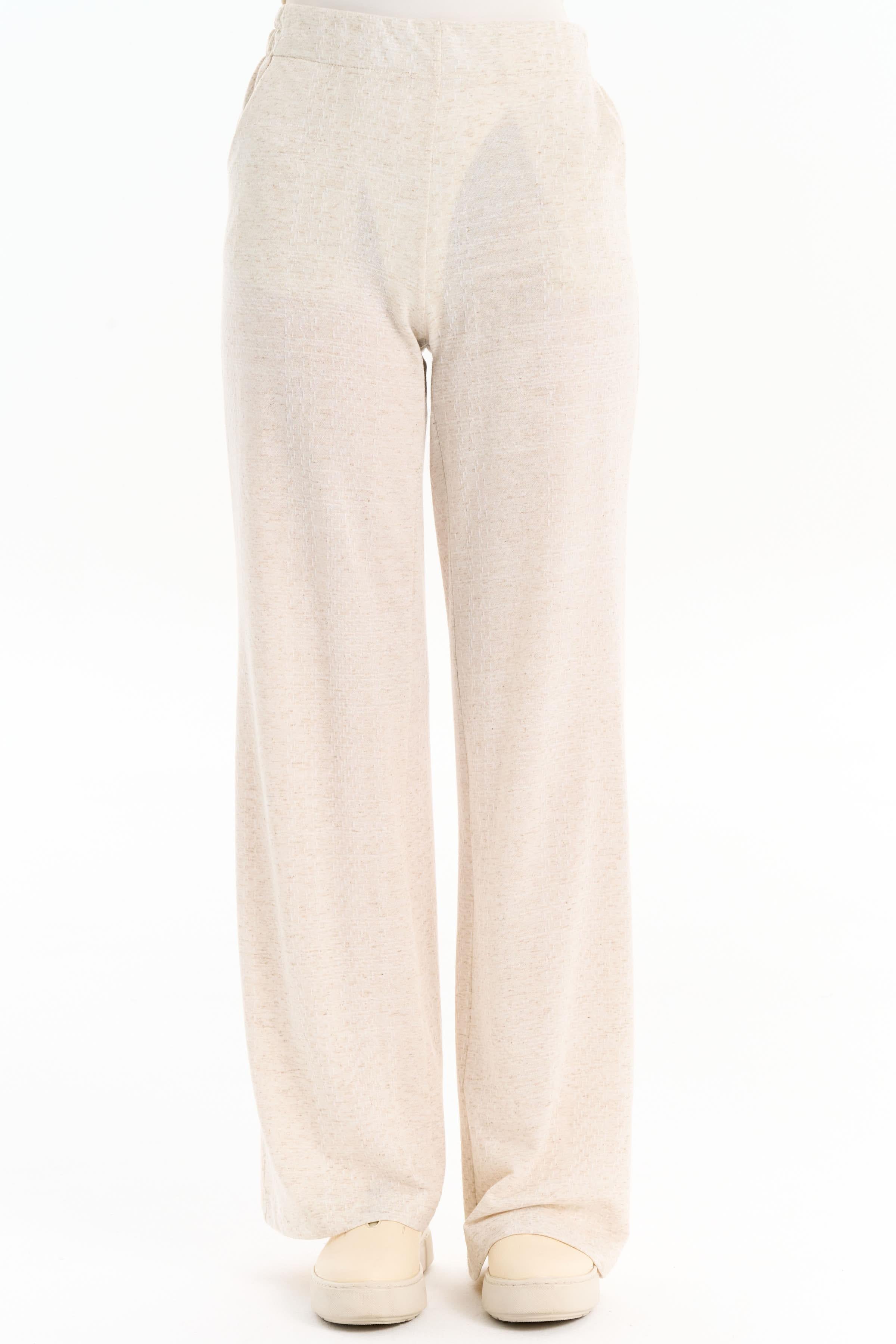 Garnili Tunik Pantolon Takım - Bej TUGBA