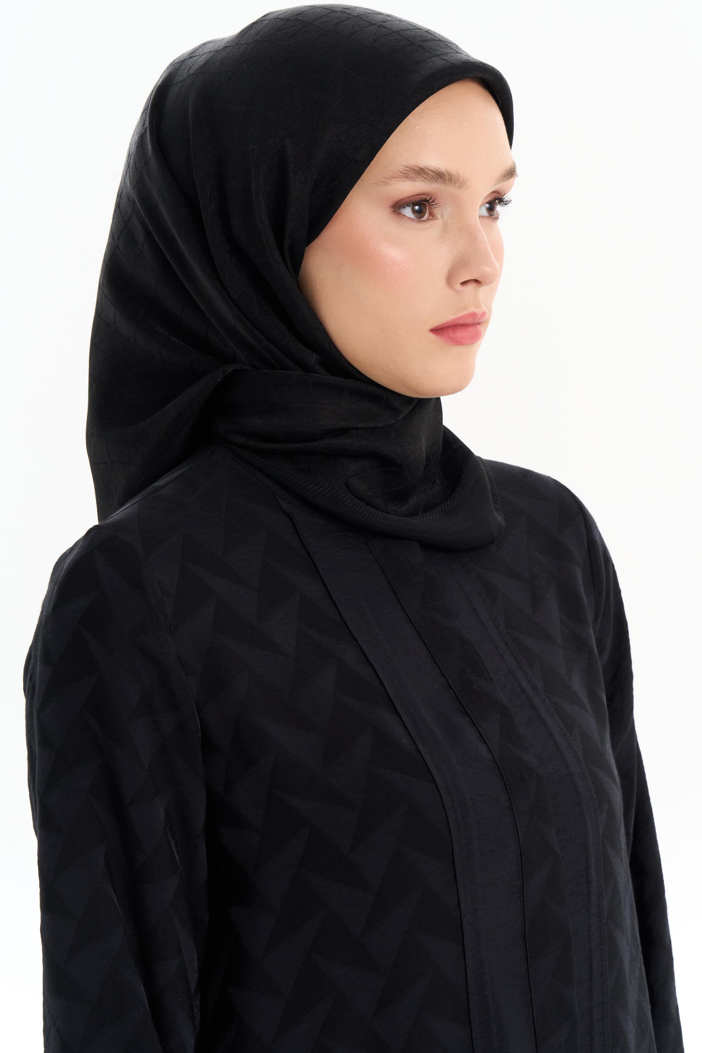 Garnili Tunik Pantolon Takım - Siyah TUGBA