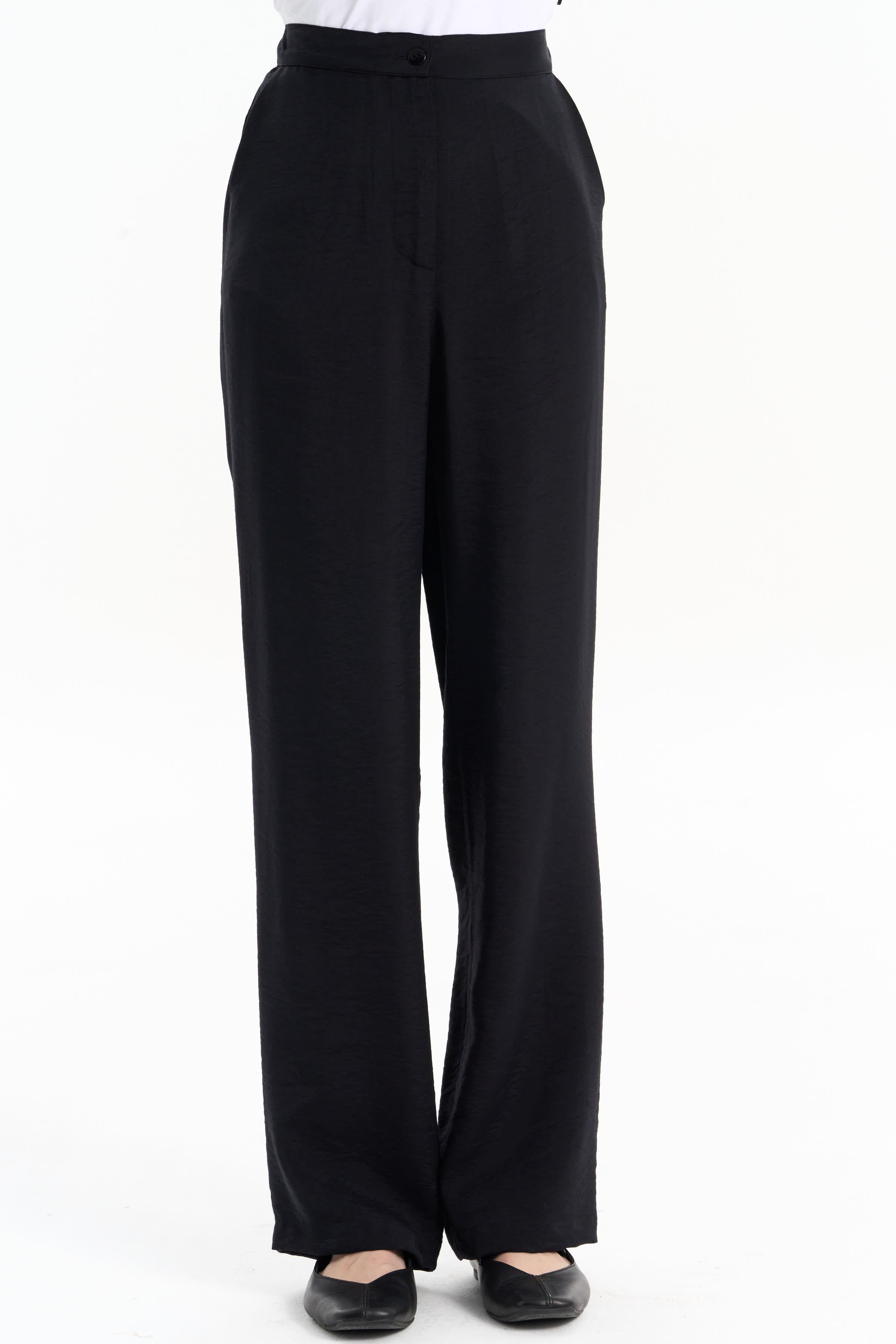 Garnili Tunik Pantolon Takım - Siyah TUGBA