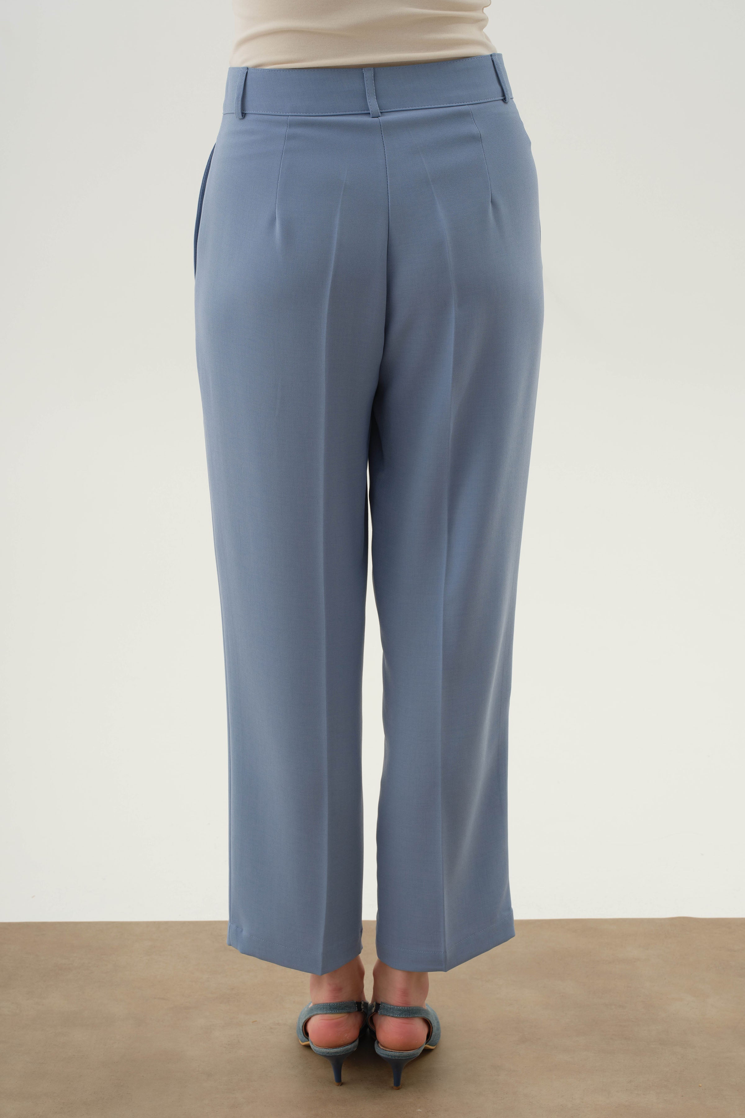 Gizli Cepli Pantolon - Açık Mavi TUGBA