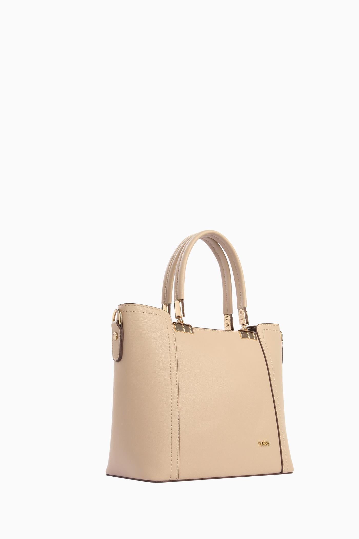Gold Detaylı Çanta - Taş TUGBA