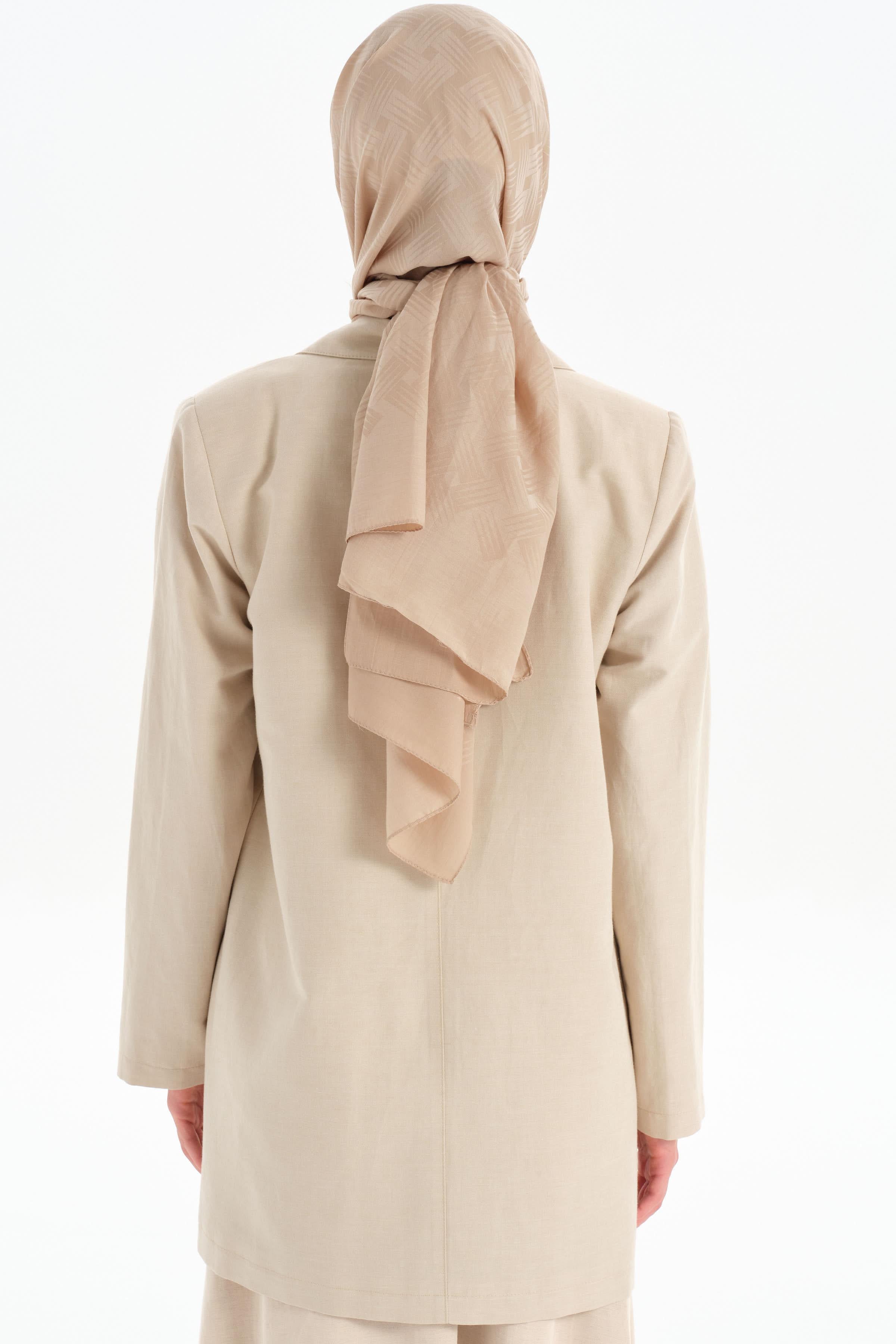 İki Düğmeli Blazer Ceket - Bej TUGBA