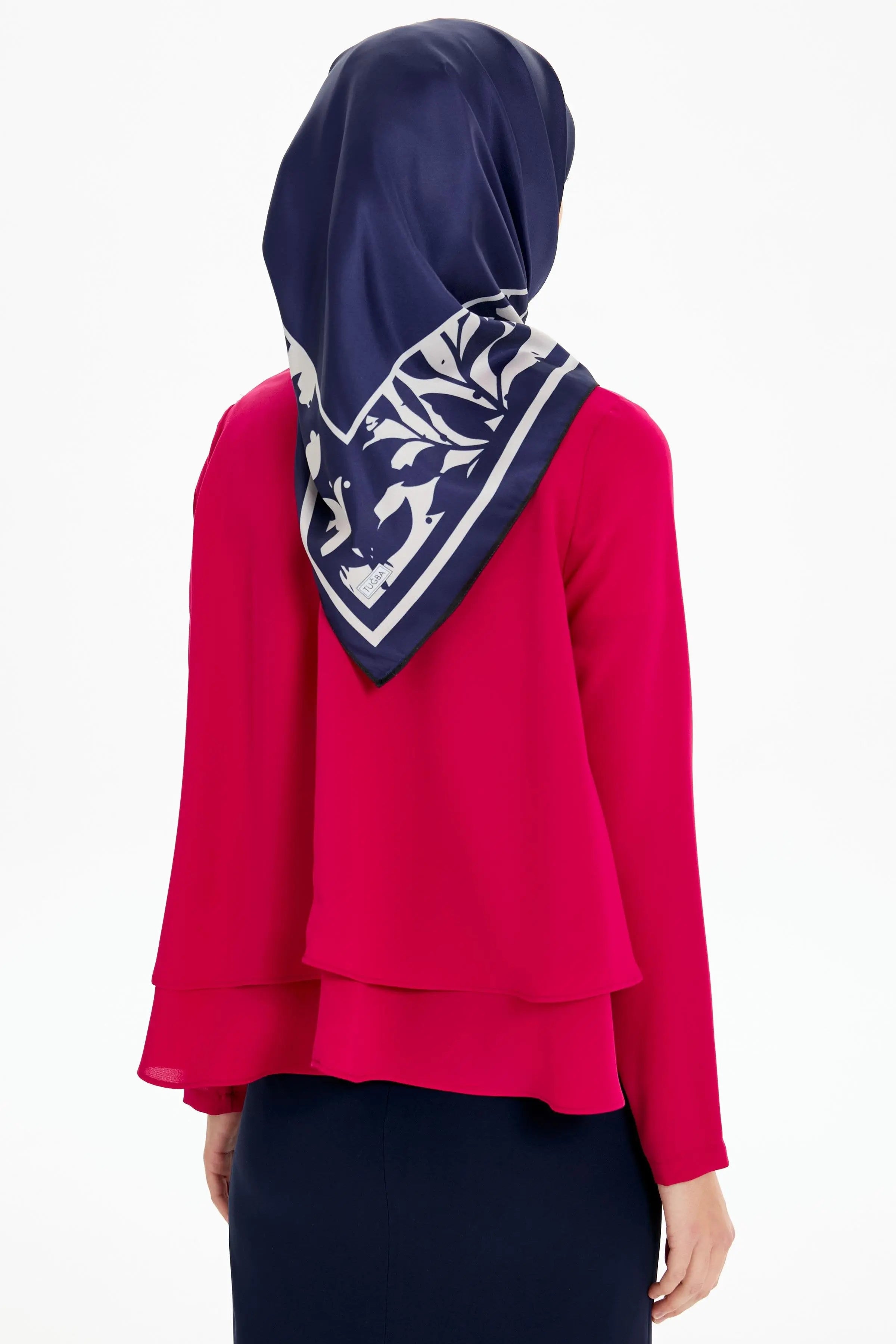 İki Katlı Bluz - Fuşya TUGBA