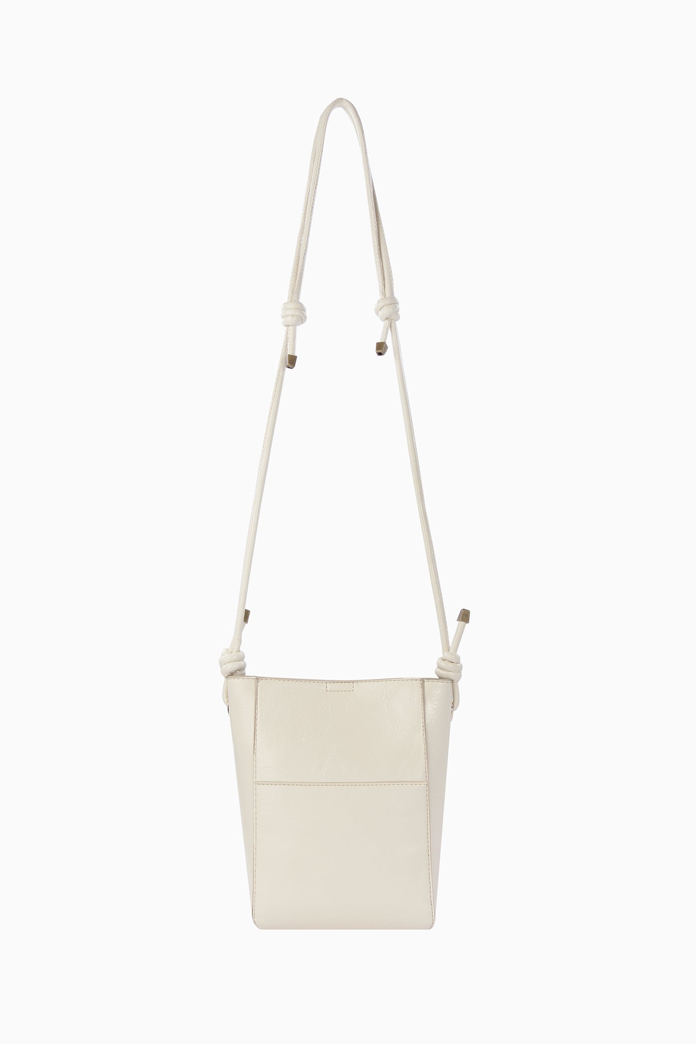 İnce Askılı Ortası Dikişli Çanta - Bej TUGBA