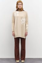 İspanyol Paça Basic Pantolon - Kahve TUĞBA