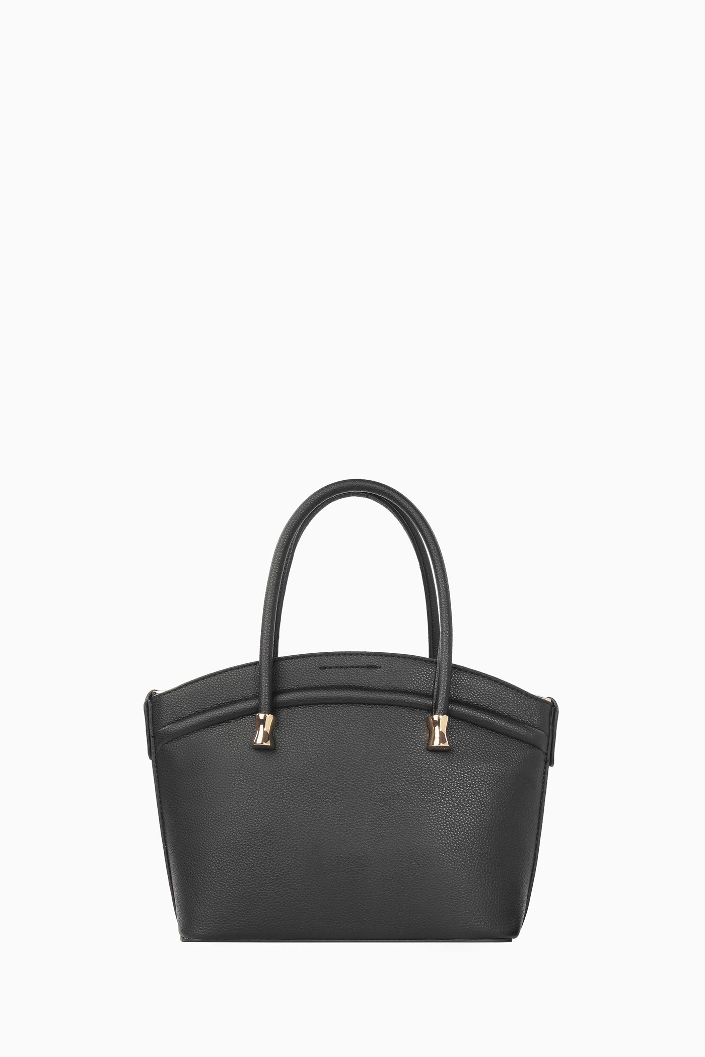 Kabartma Desenli Kova Çanta - Siyah TUGBA