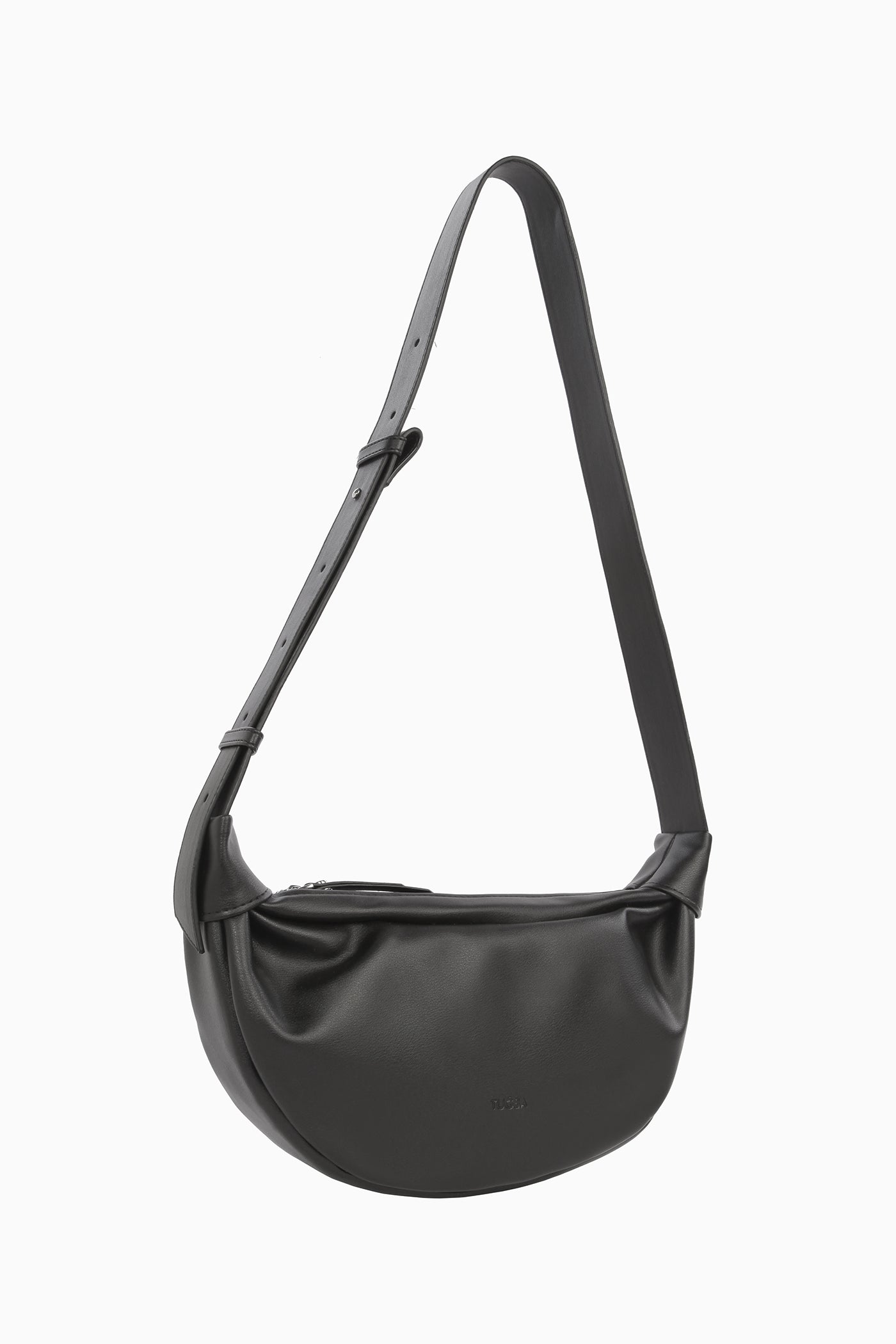 Kalın Kemer Askılı Çanta - Siyah TUGBA