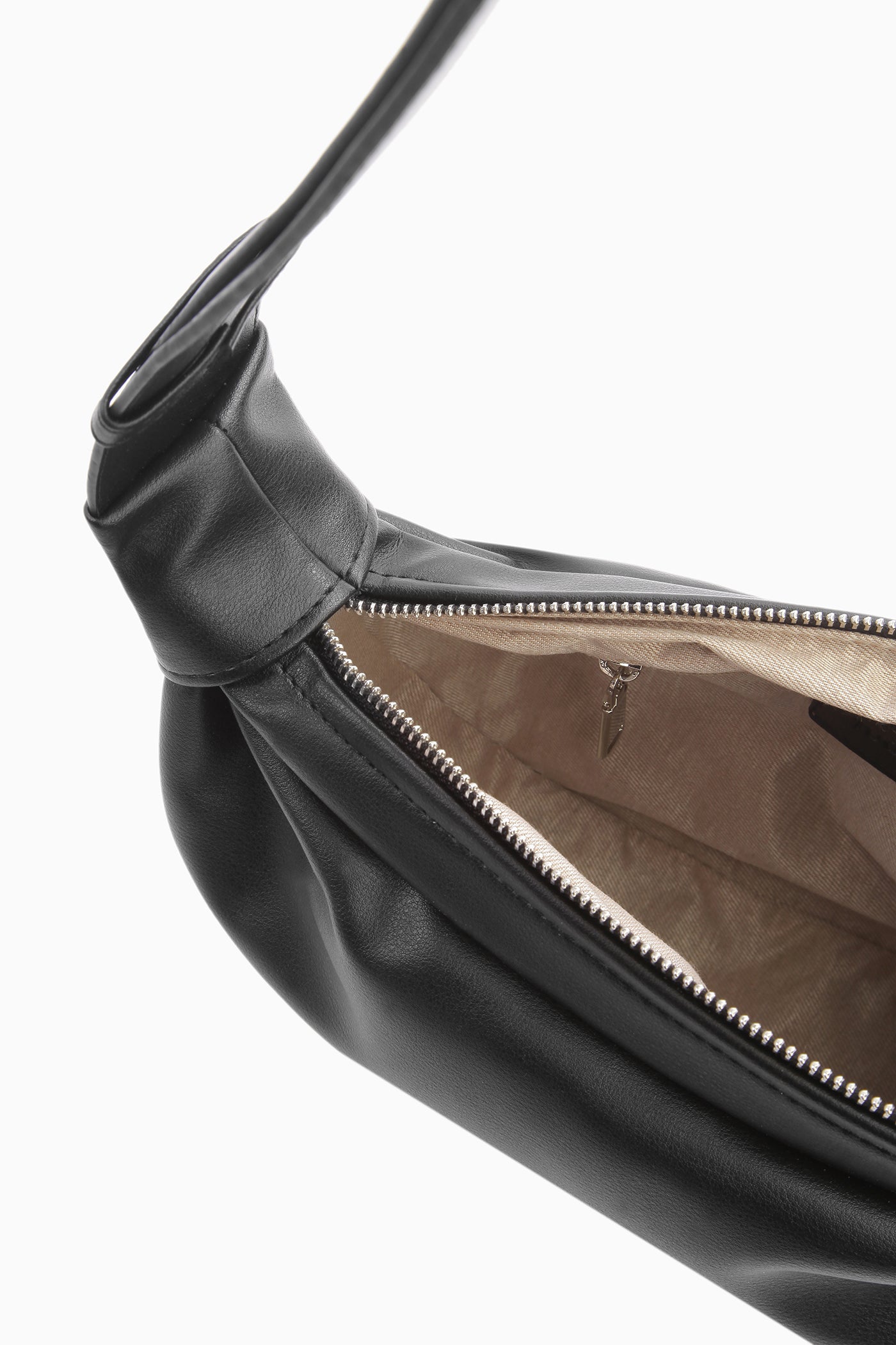 Kalın Kemer Askılı Çanta - Siyah TUGBA