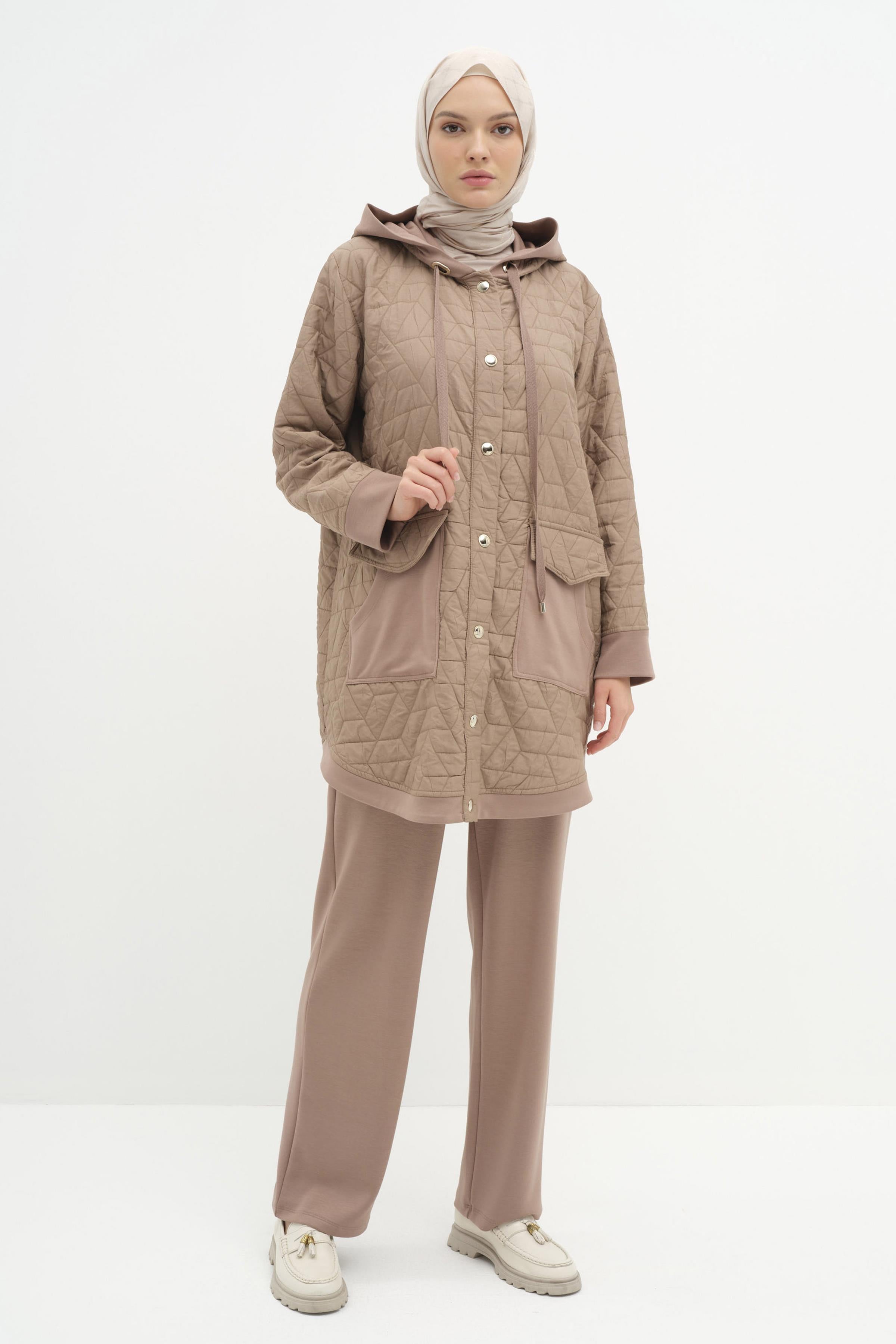 Kap Pantolon Takım - Camel TUGBA