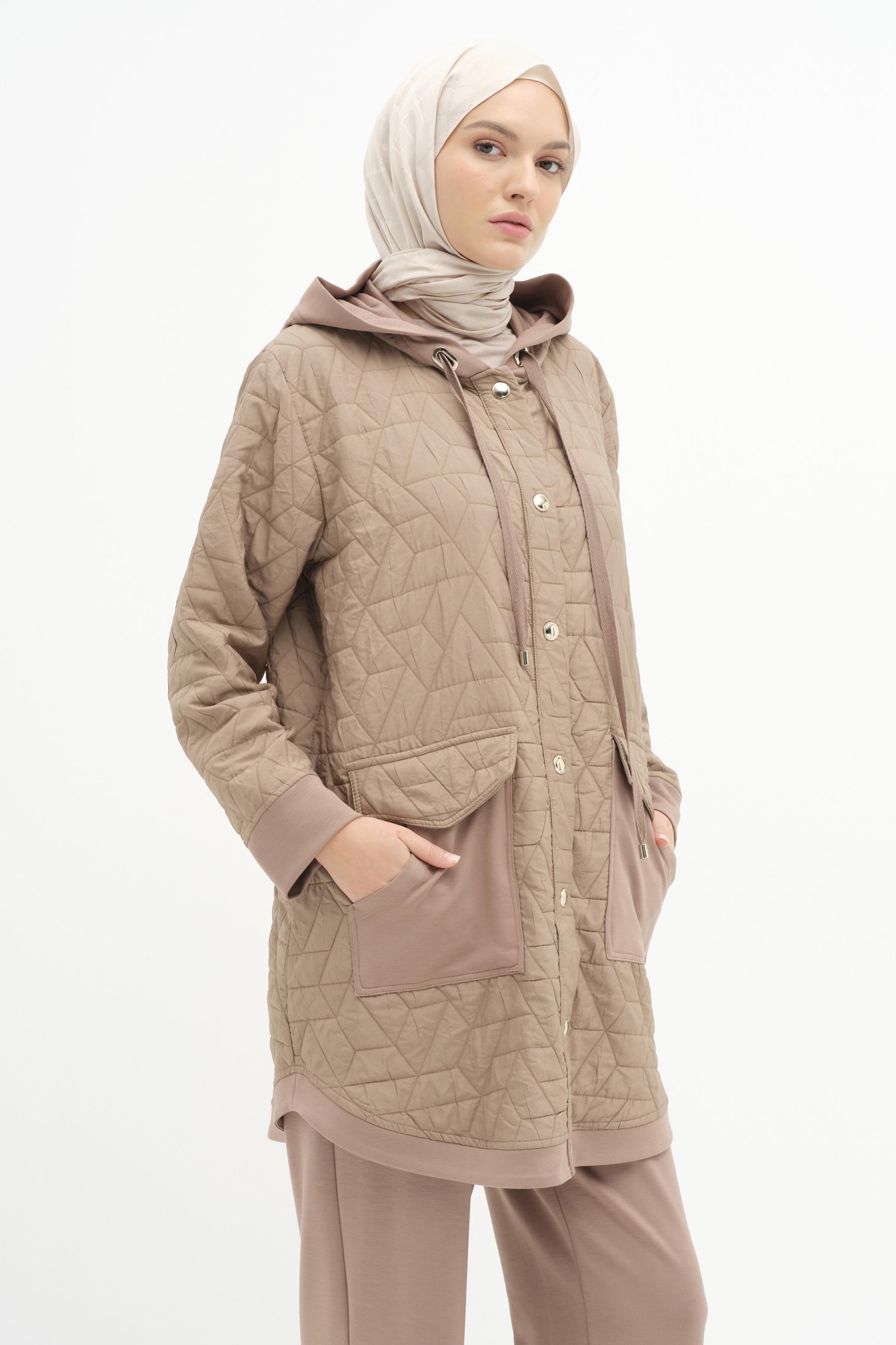 Kap Pantolon Takım - Camel TUGBA