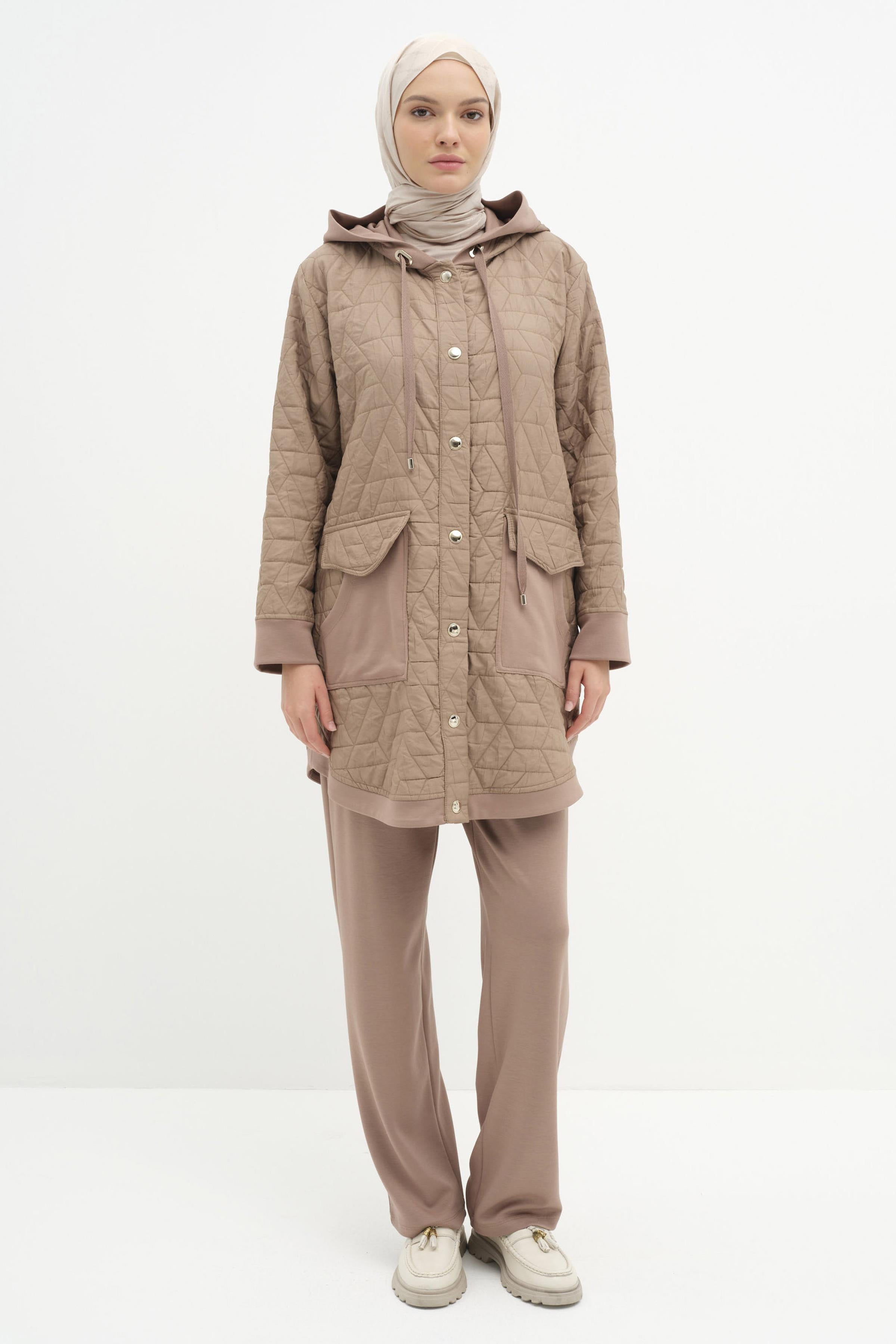 Kap Pantolon Takım - Camel TUGBA