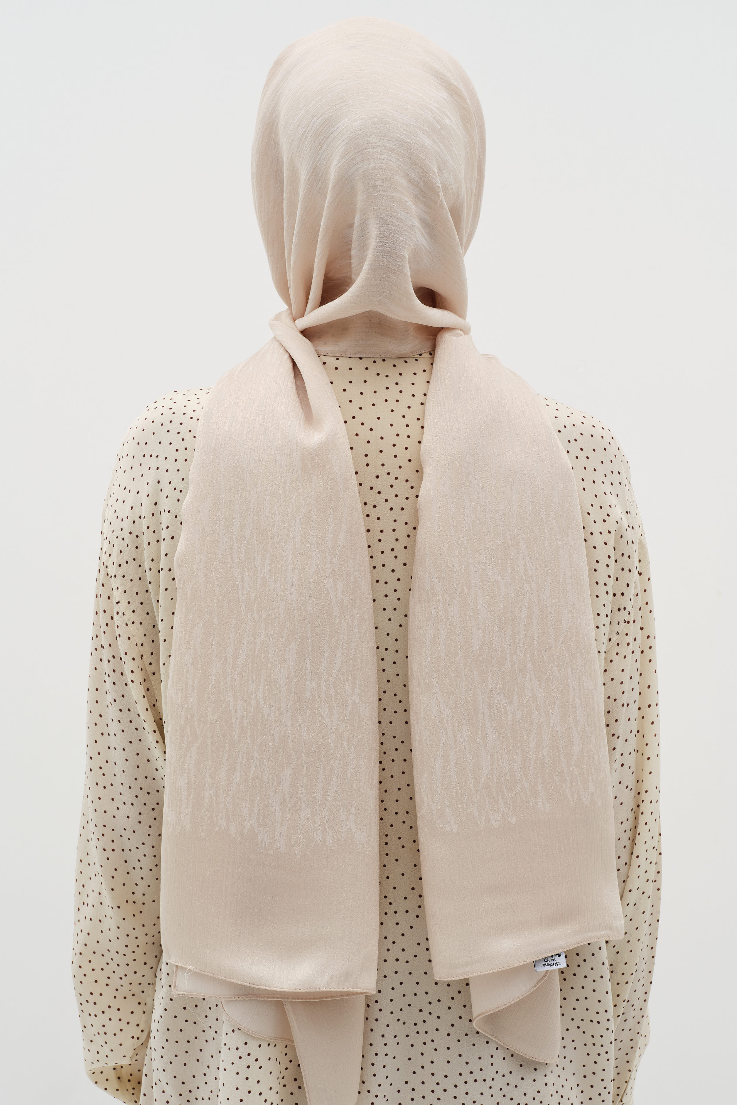 Karışık Desenli Floş Şal - Taş TUGBA