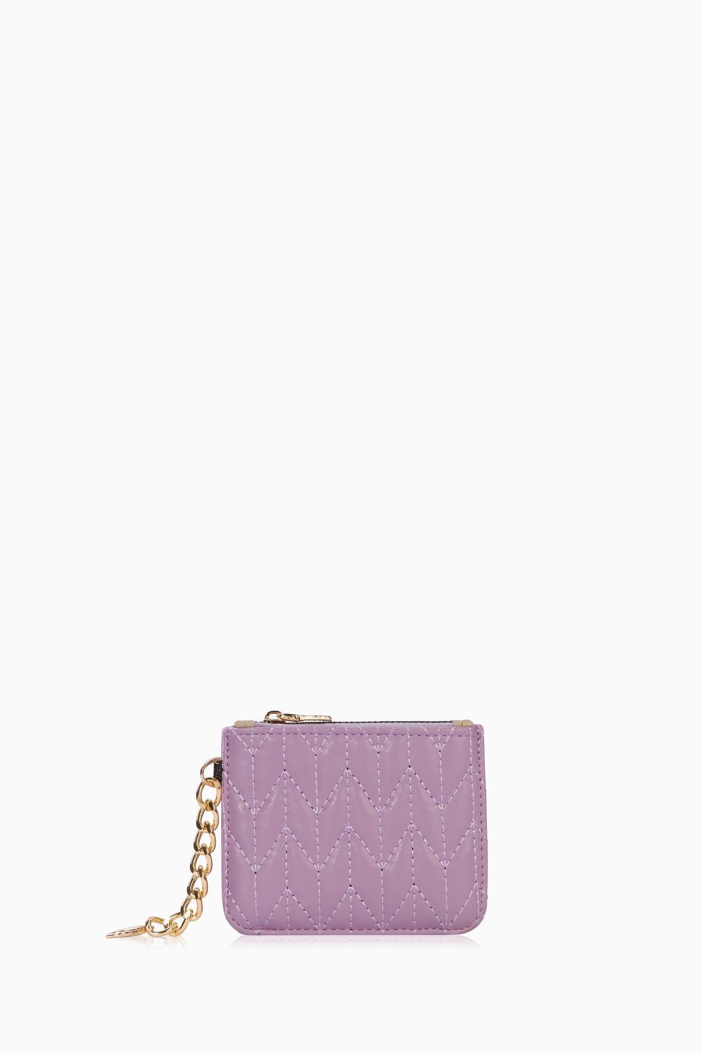 Kartlıklı Telefon Çantası - Lila TUGBA
