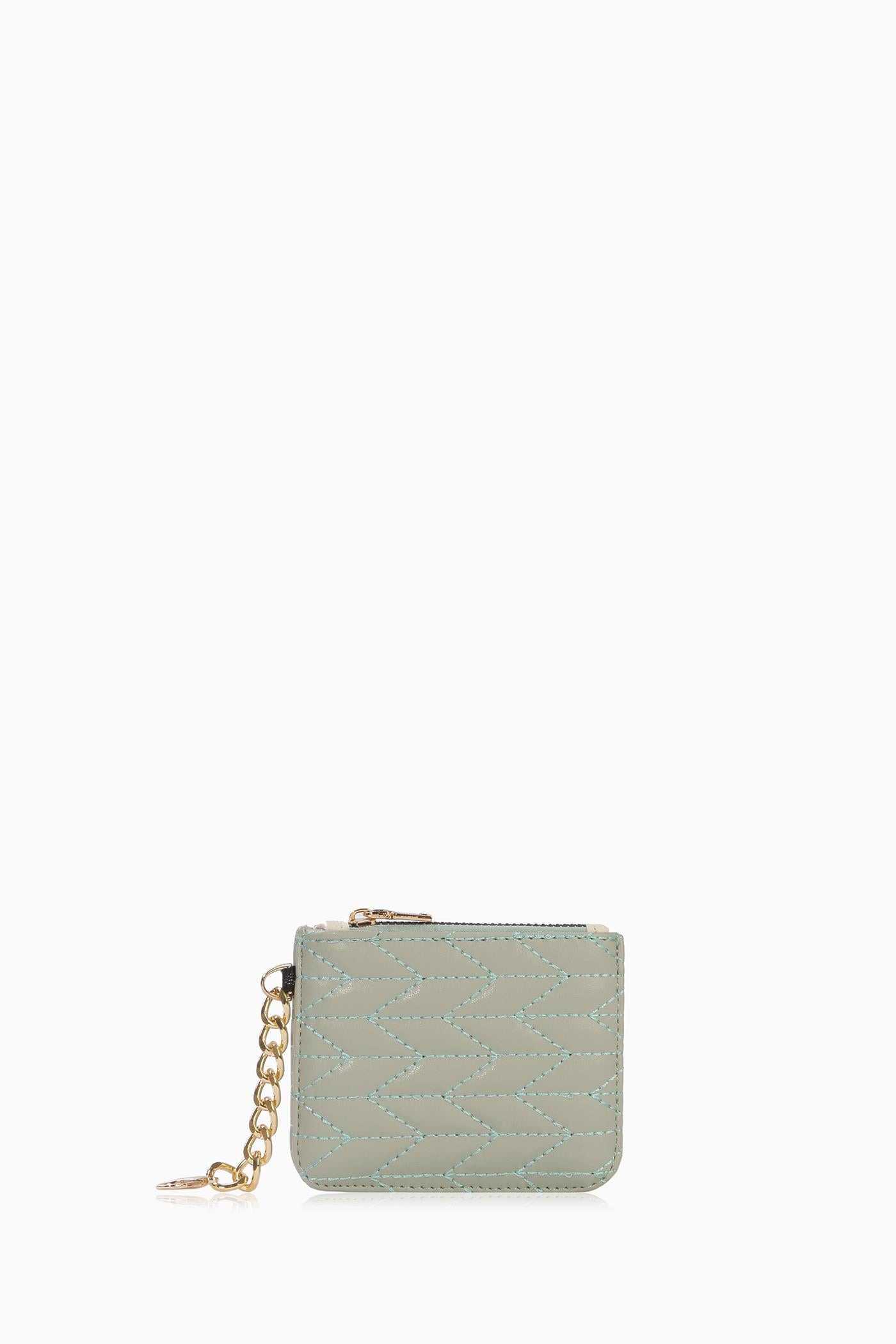 Kartlıklı Telefon Çantası - Mint TUGBA