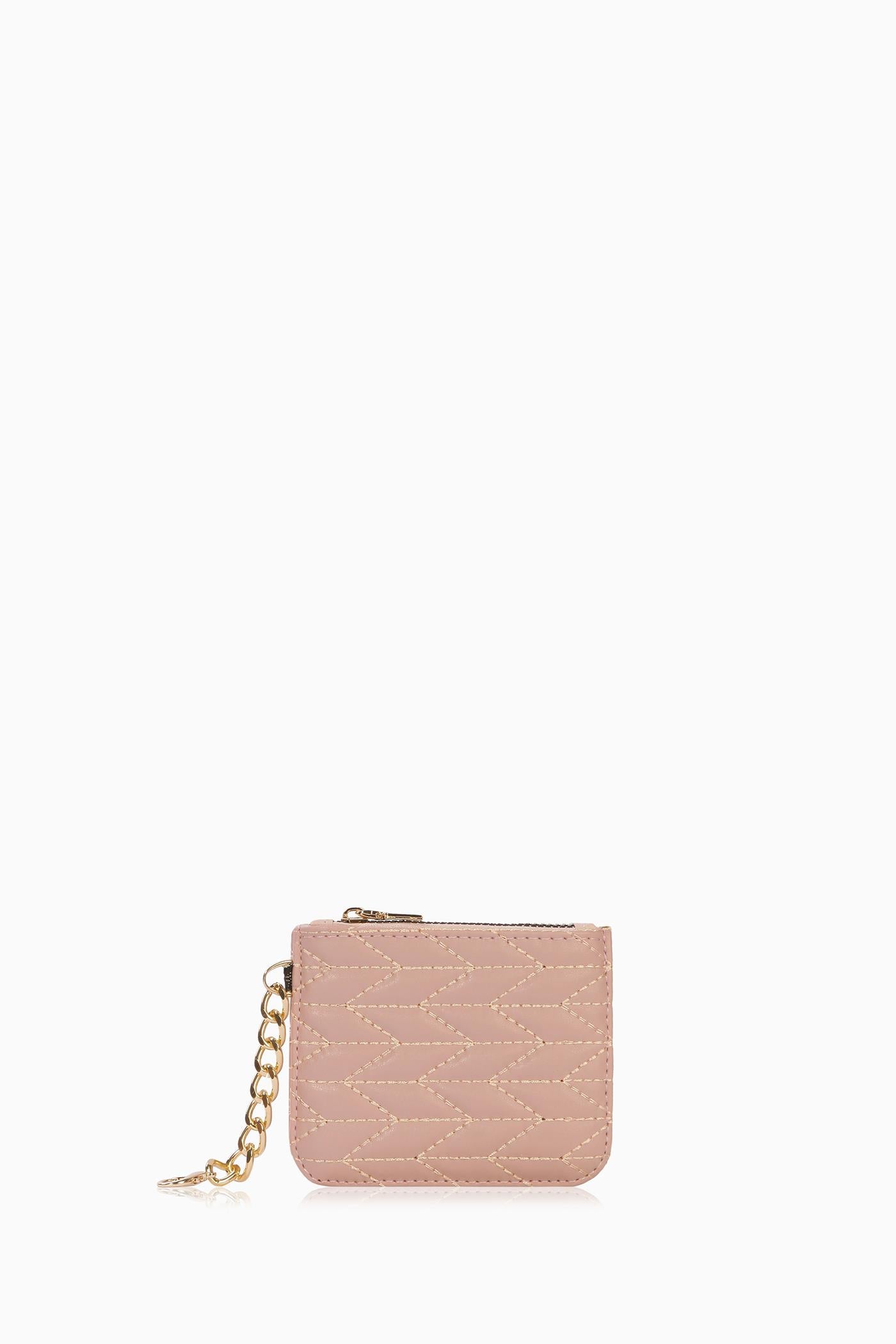 Kartlıklı Telefon Çantası - Pudra TUGBA