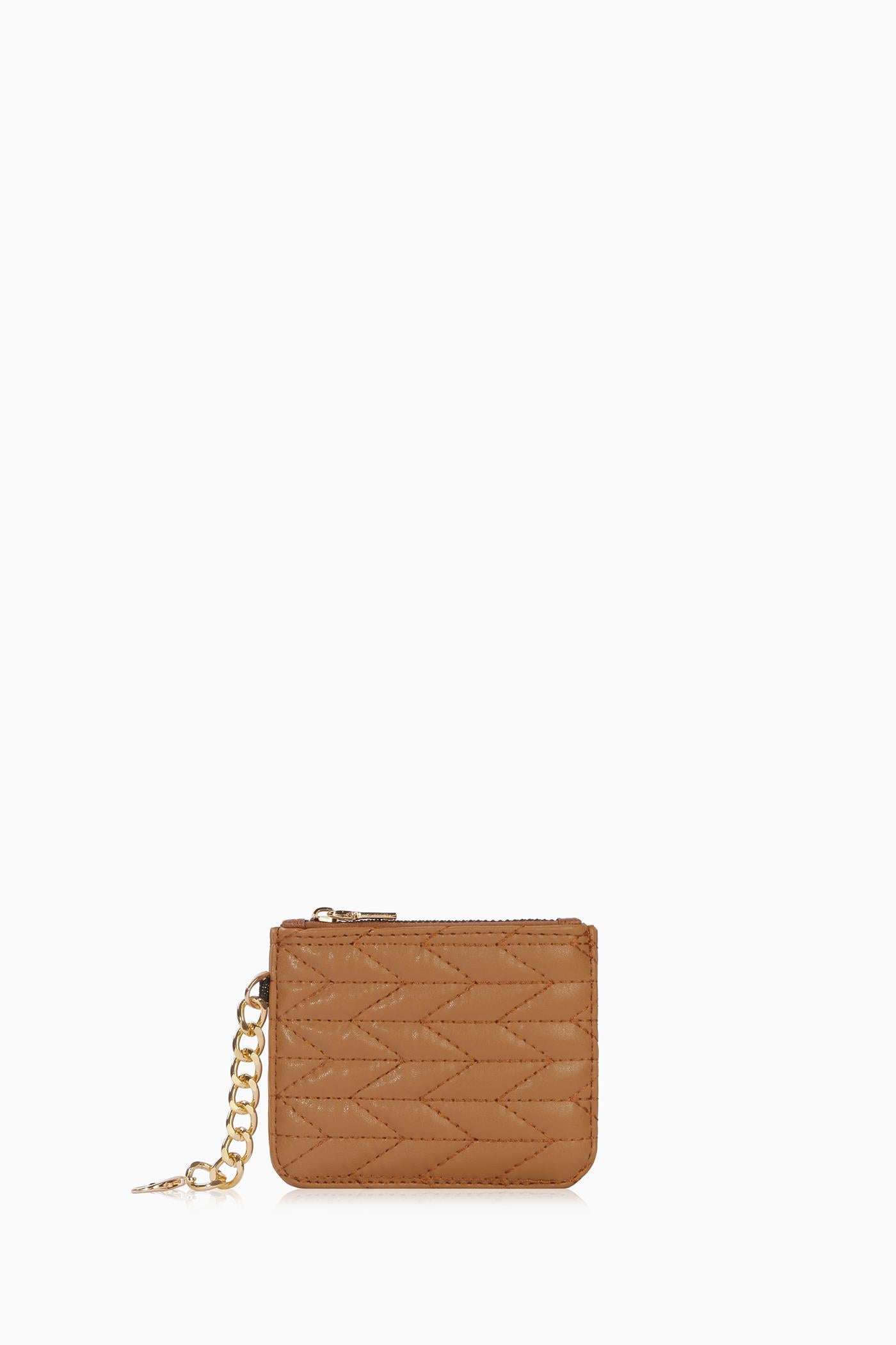 Kartlıklı Telefon Çantası - Taba TUGBA