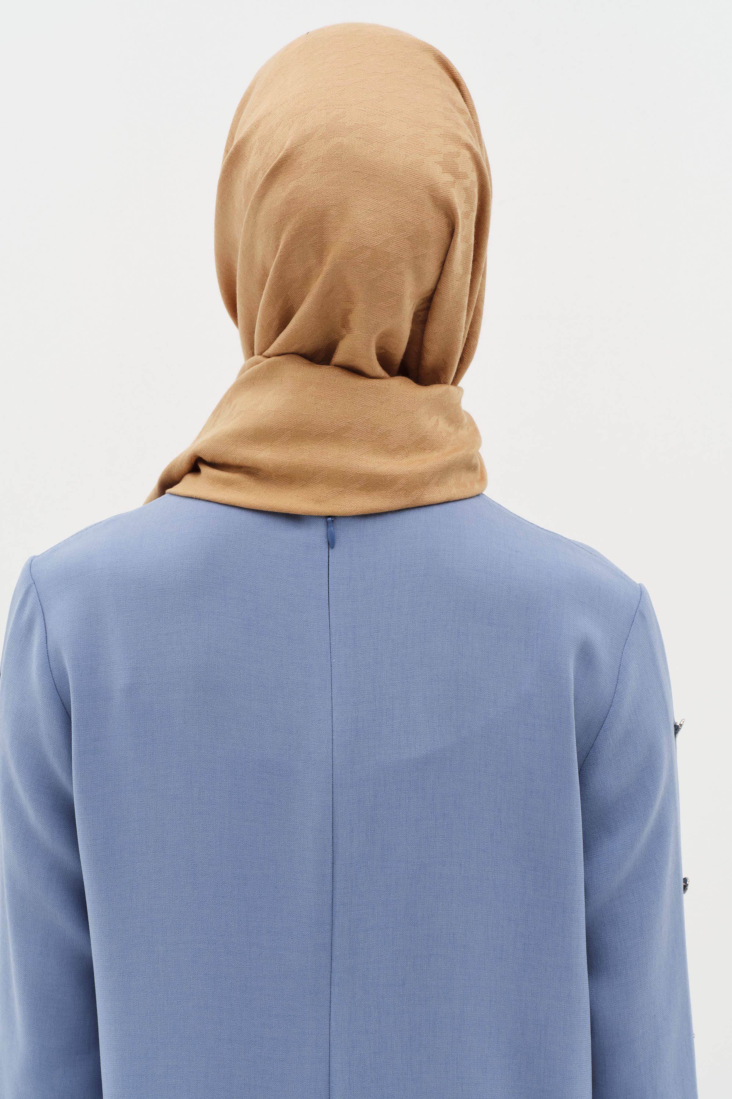 Kazayağı Desen Viskon Şal - Camel TUĞBA