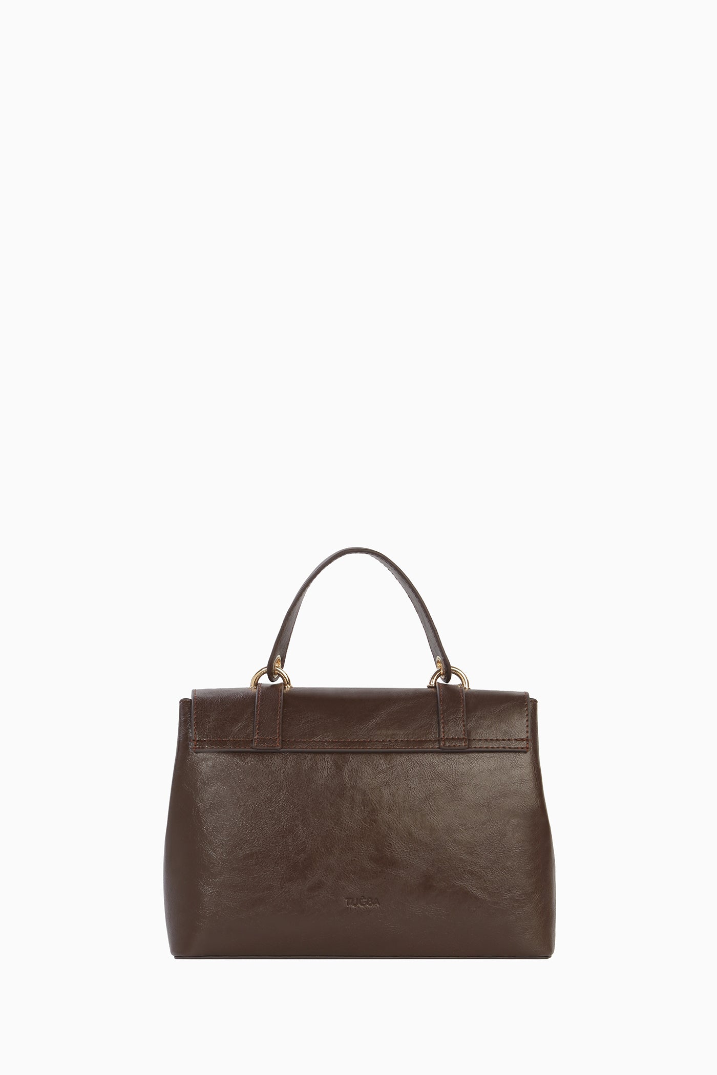 Kemer Detaylı Çanta - Acı Kahve TUGBA