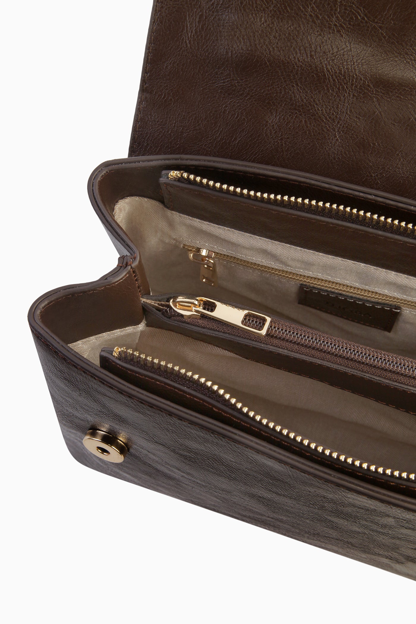 Kemer Detaylı Çanta - Acı Kahve TUGBA