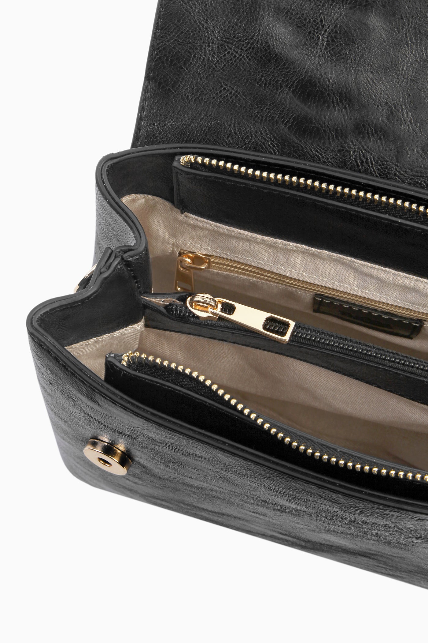 Kemer Detaylı Çanta - Siyah TUGBA