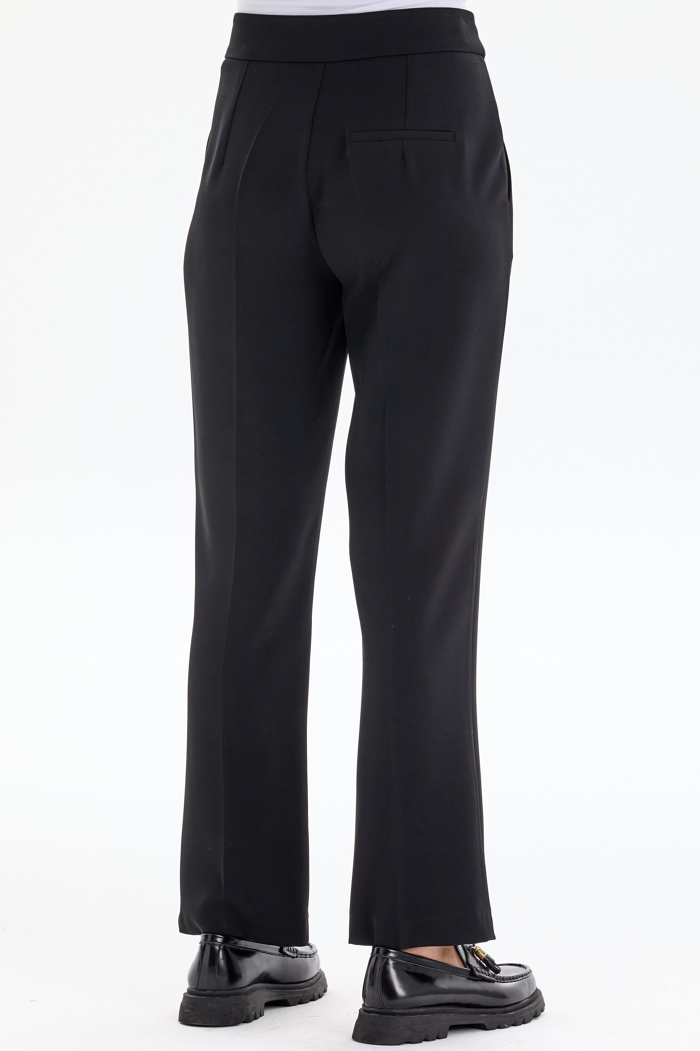 Kemer Detaylı Pantolon - Siyah TUGBA