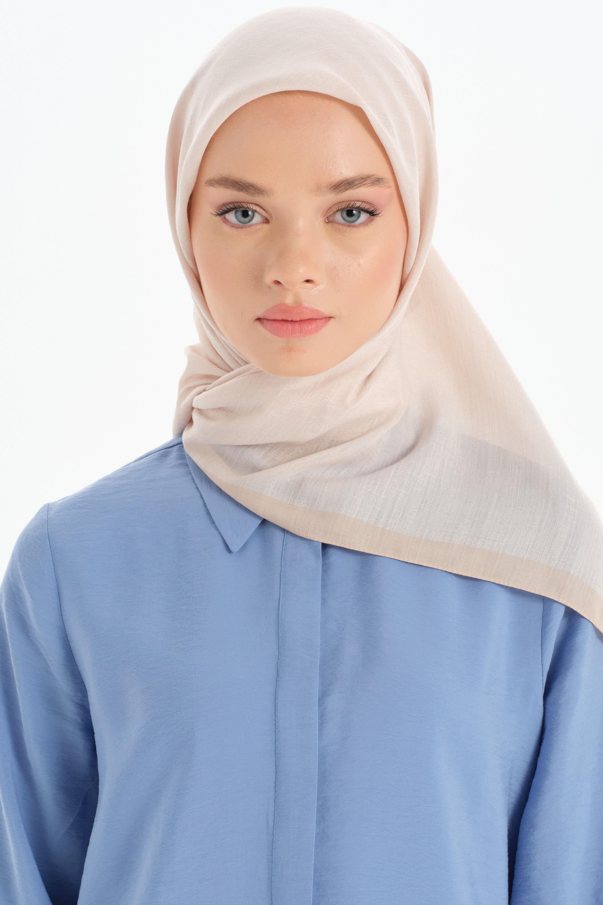 Kenar Detaylı Eşarp - Taş TUGBA