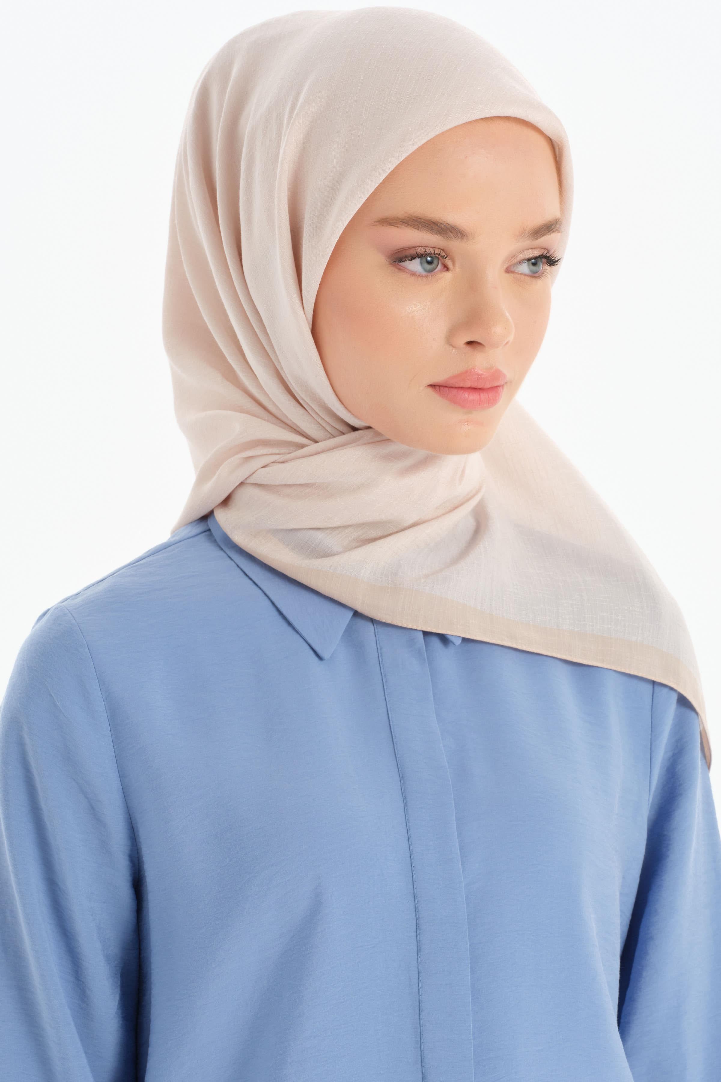 Kenar Detaylı Eşarp - Taş TUGBA