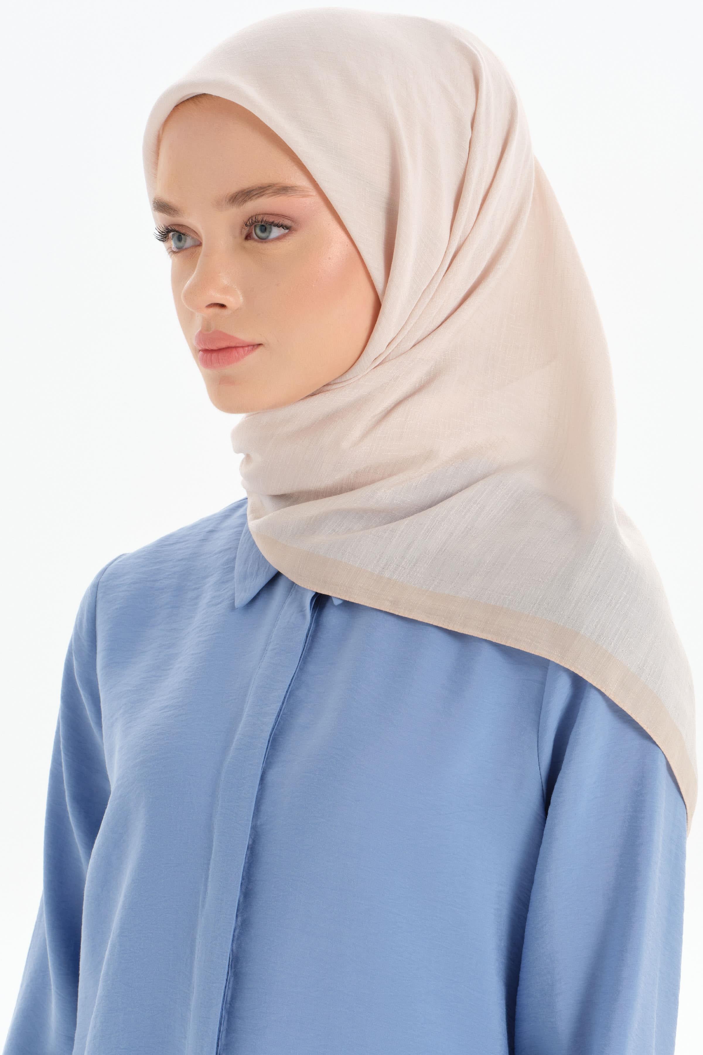 Kenar Detaylı Eşarp - Taş TUGBA