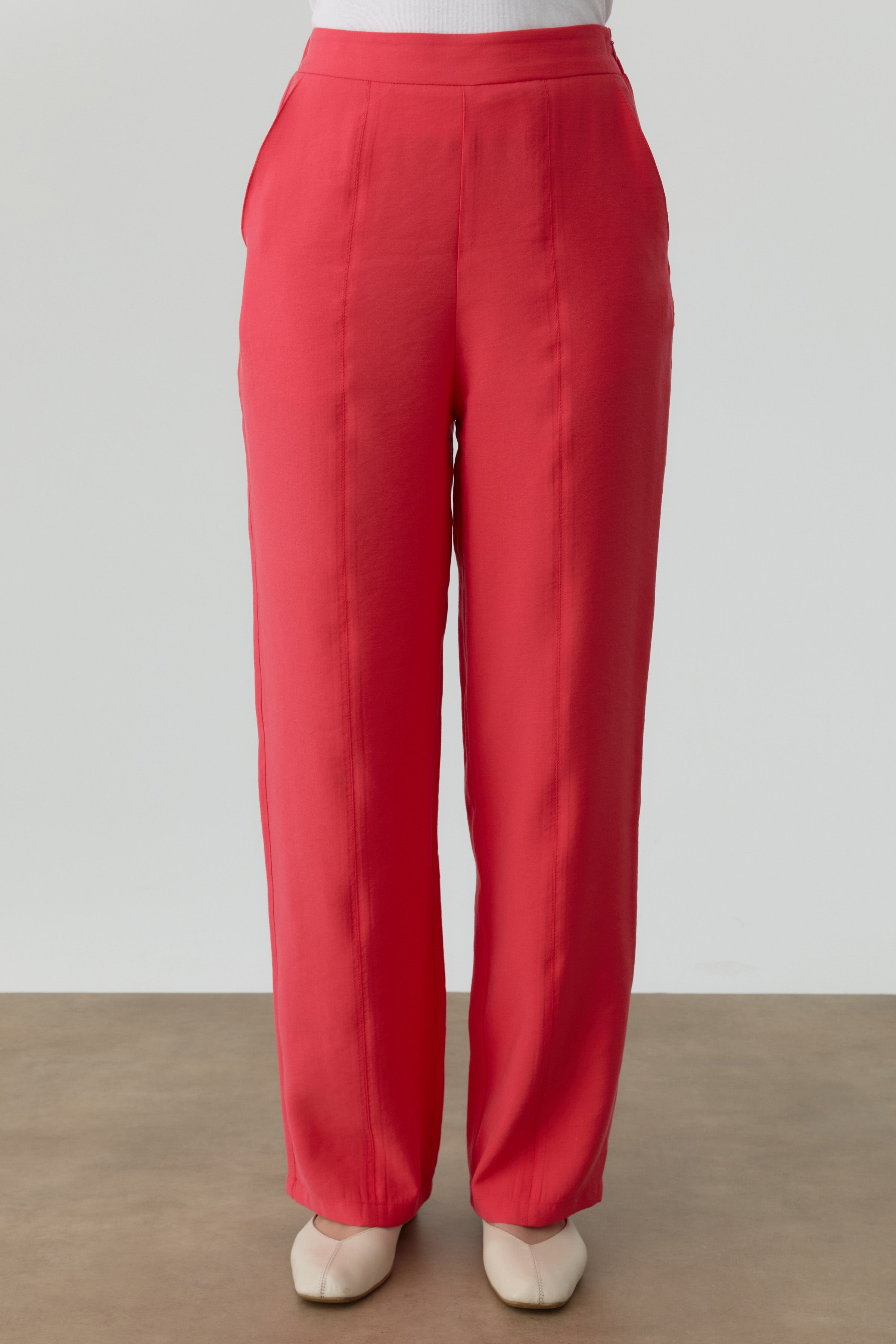 Kesik Detaylı Pantolon - Mercan TUGBA