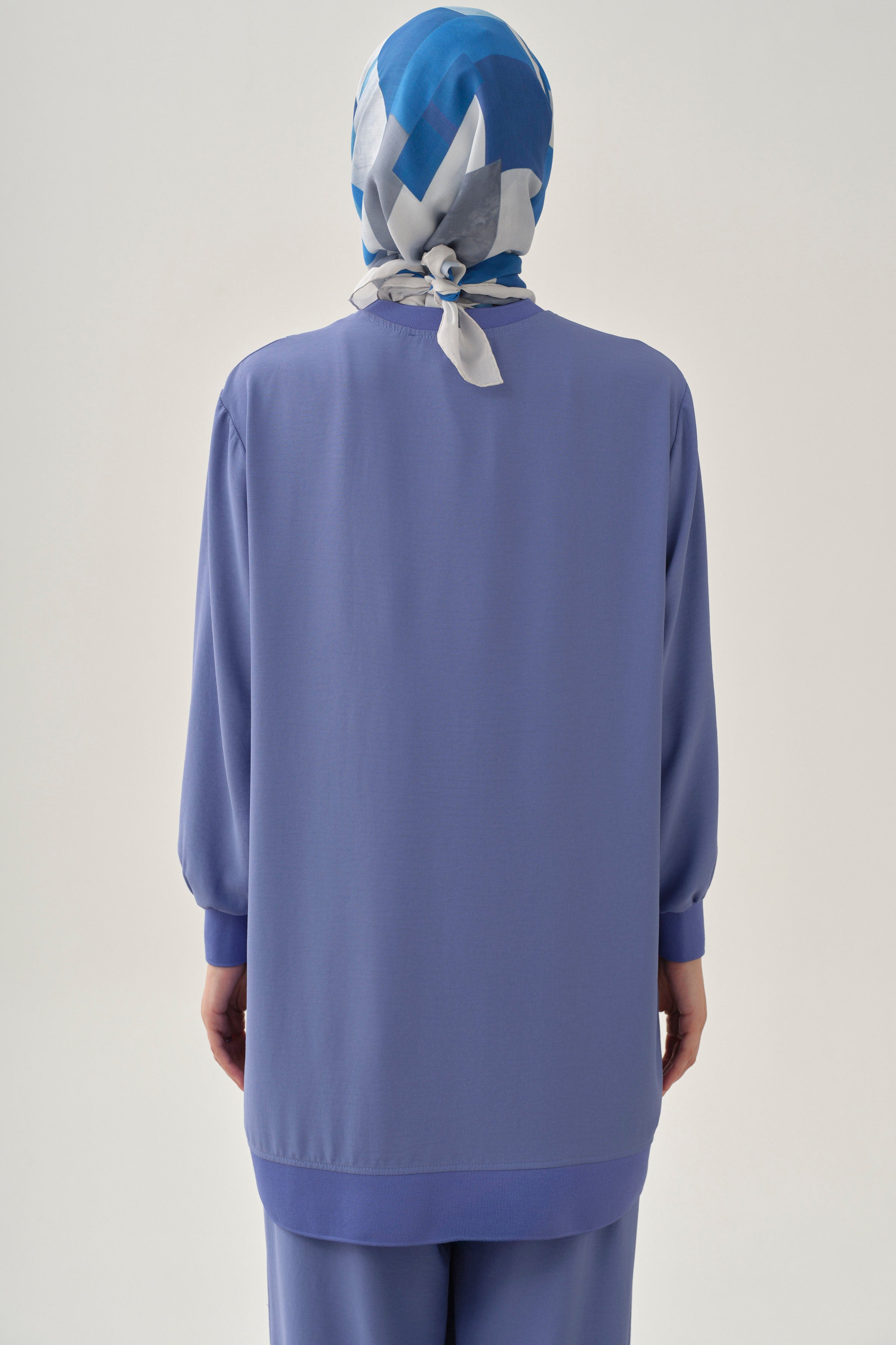 Kesik Detaylı Ribanalı Tunik - Havacı TUGBA