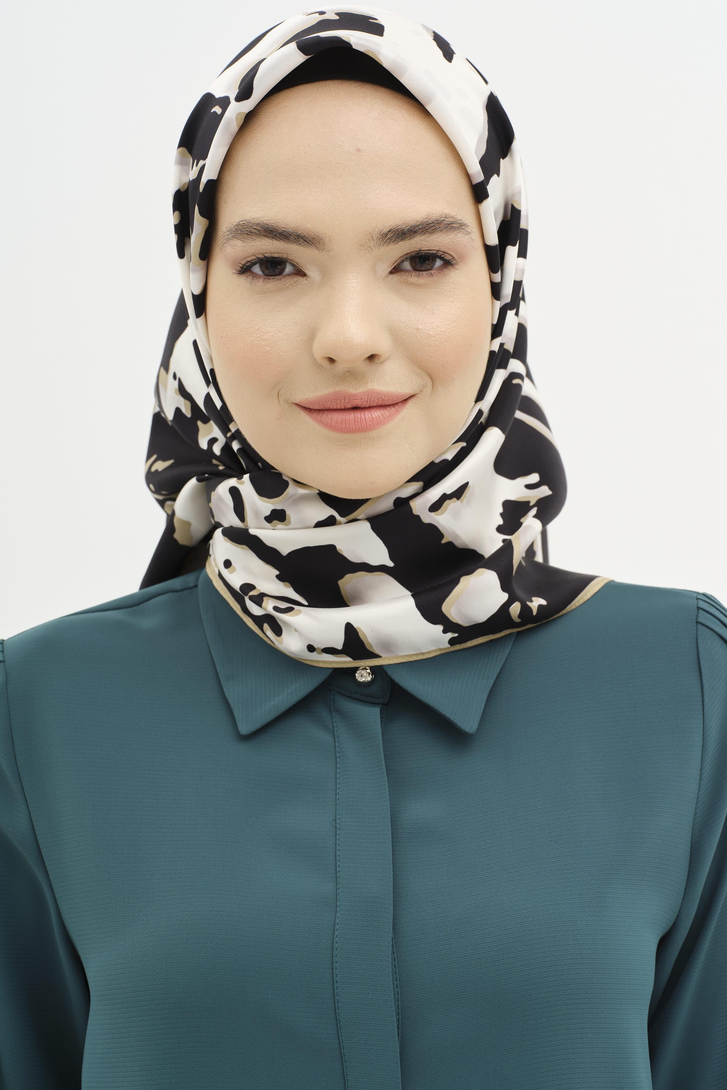 Kolları Nervür Detaylı Tunik - Benetton Yeşili TUGBA